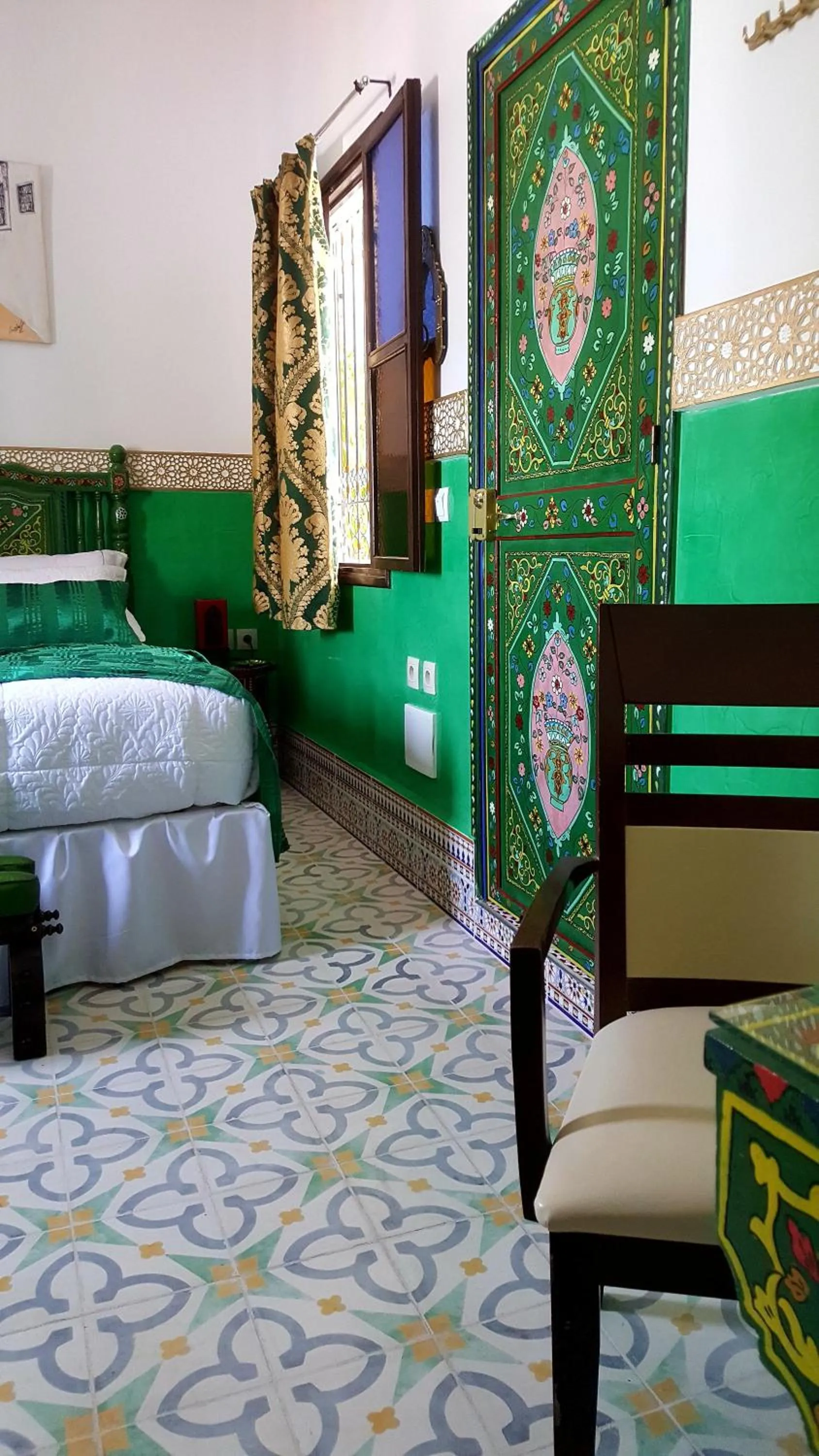 Bed in Riad Las Mil y una Noches Tetuan