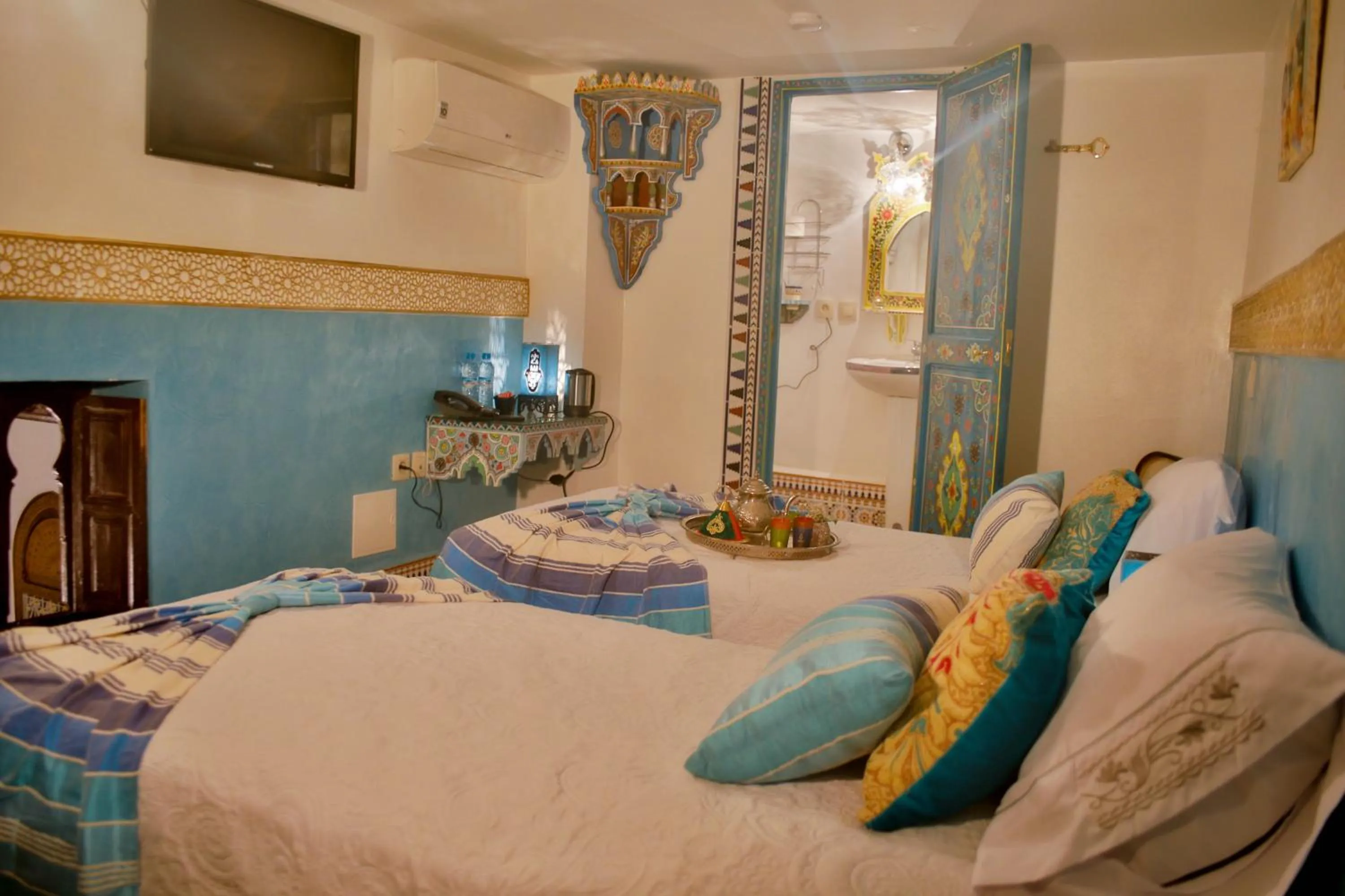 Bedroom, Bed in Riad Las Mil y una Noches Tetuan