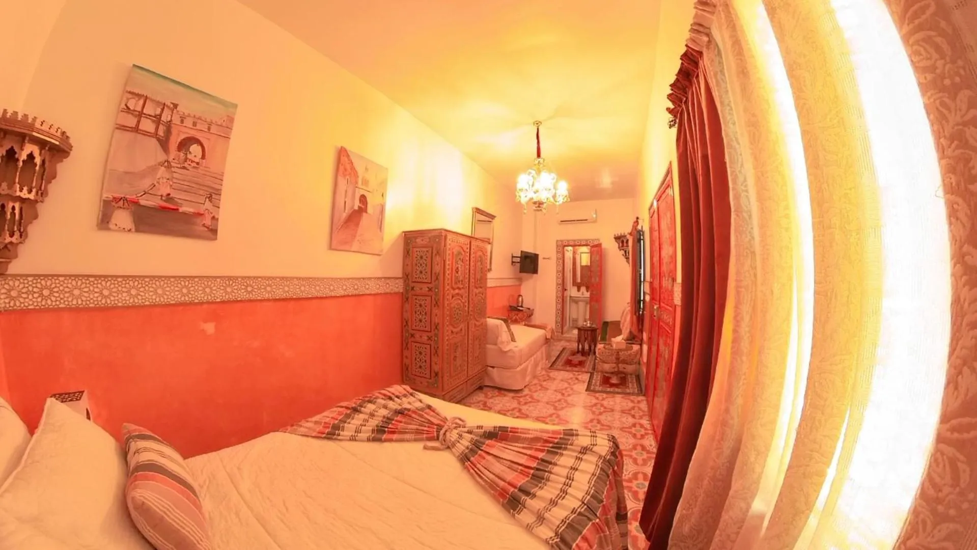 Bed in Riad Las Mil y una Noches Tetuan
