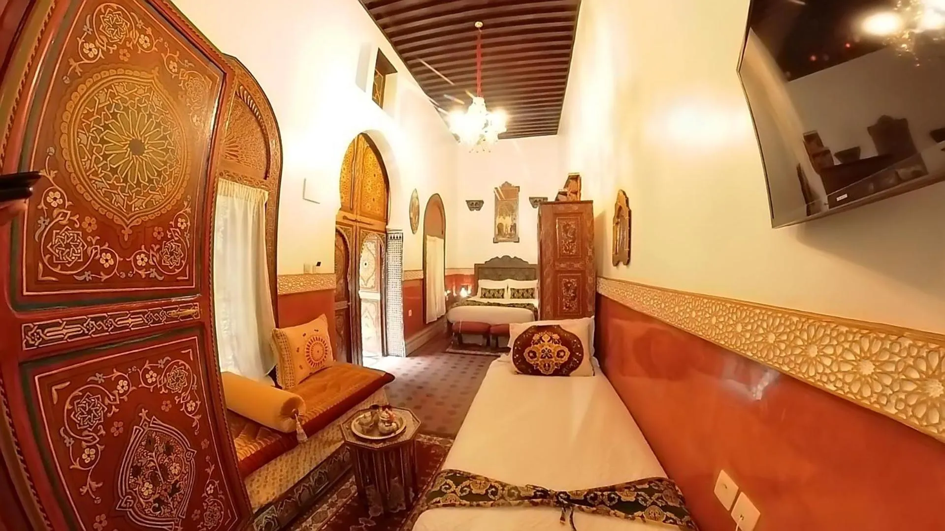 Bed in Riad Las Mil y una Noches Tetuan