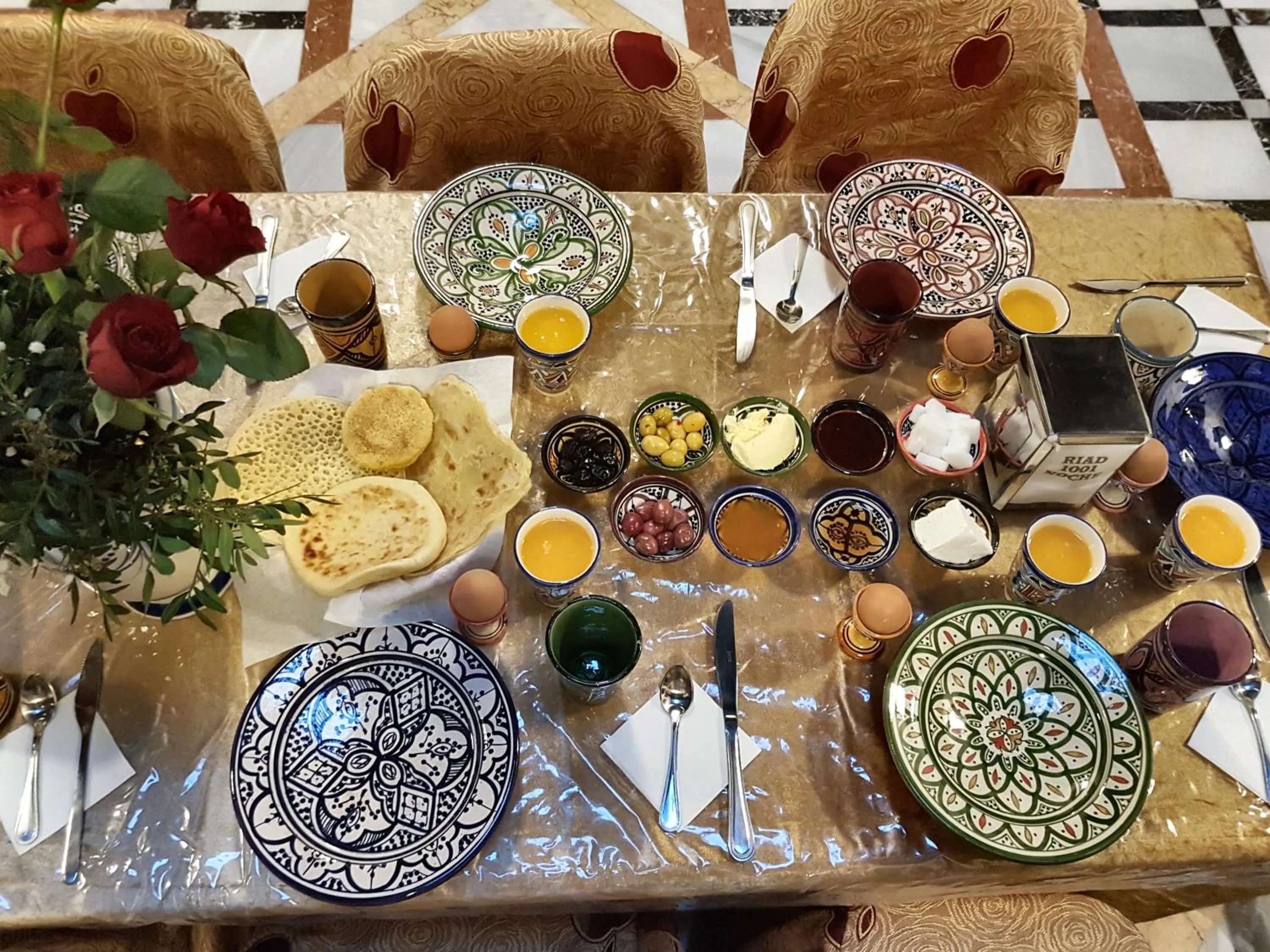 Breakfast in Riad Las Mil y una Noches Tetuan