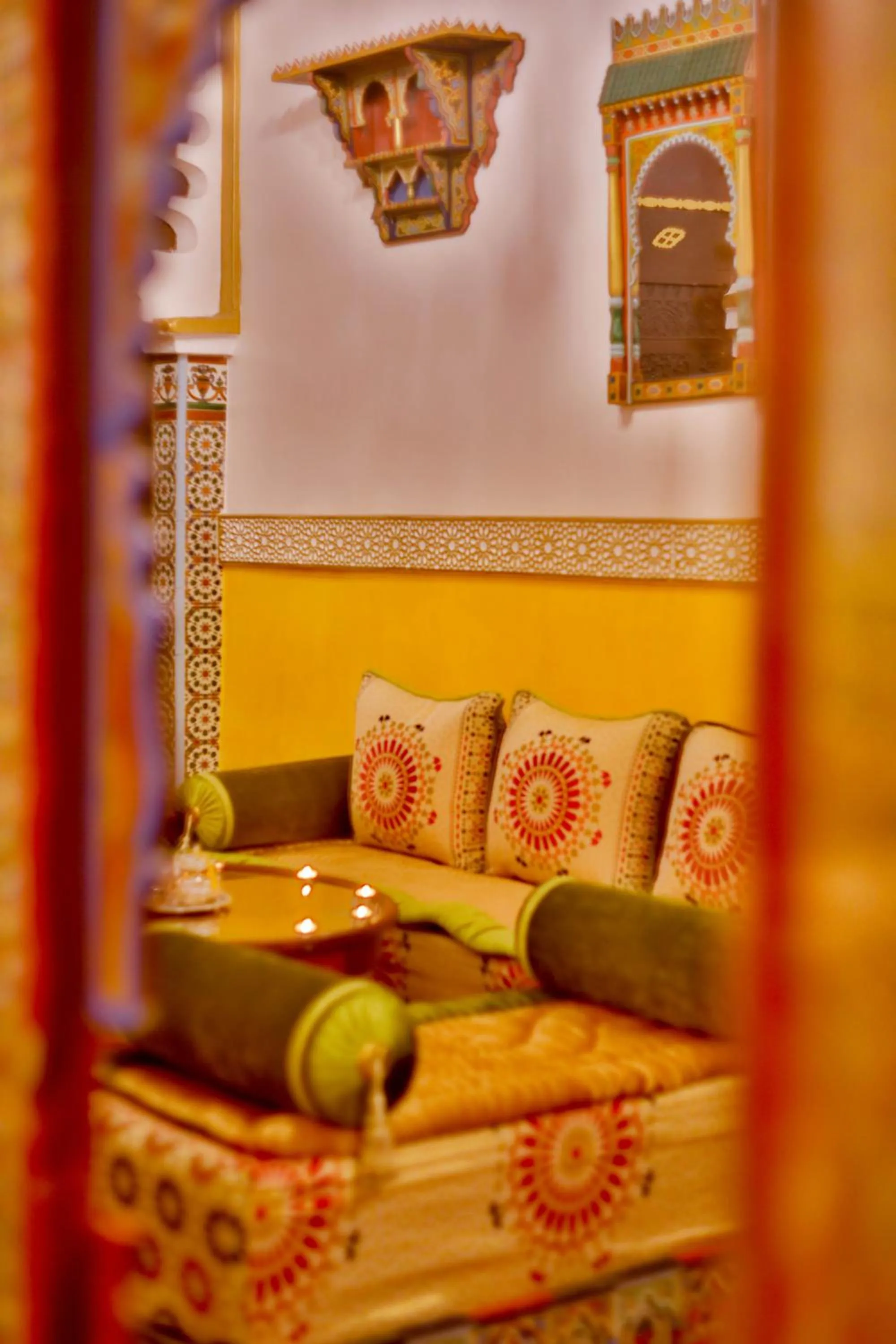 Seating area in Riad Las Mil y una Noches Tetuan