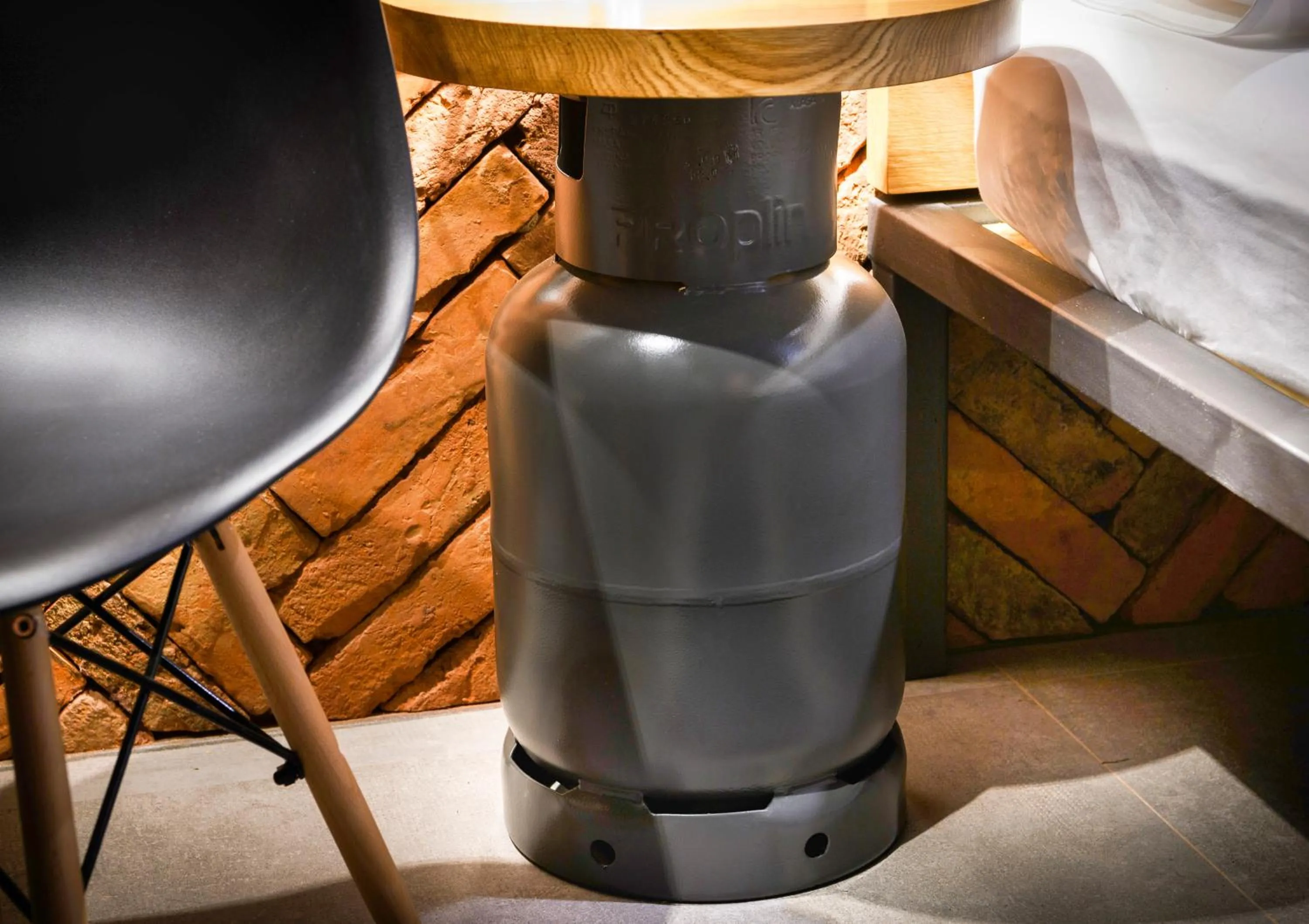 Decorative detail in Split Industrial Design Rooms