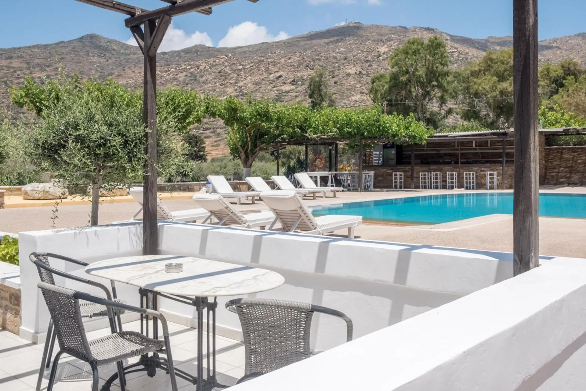 Balcony/Terrace in Paradise Apartments Studios
