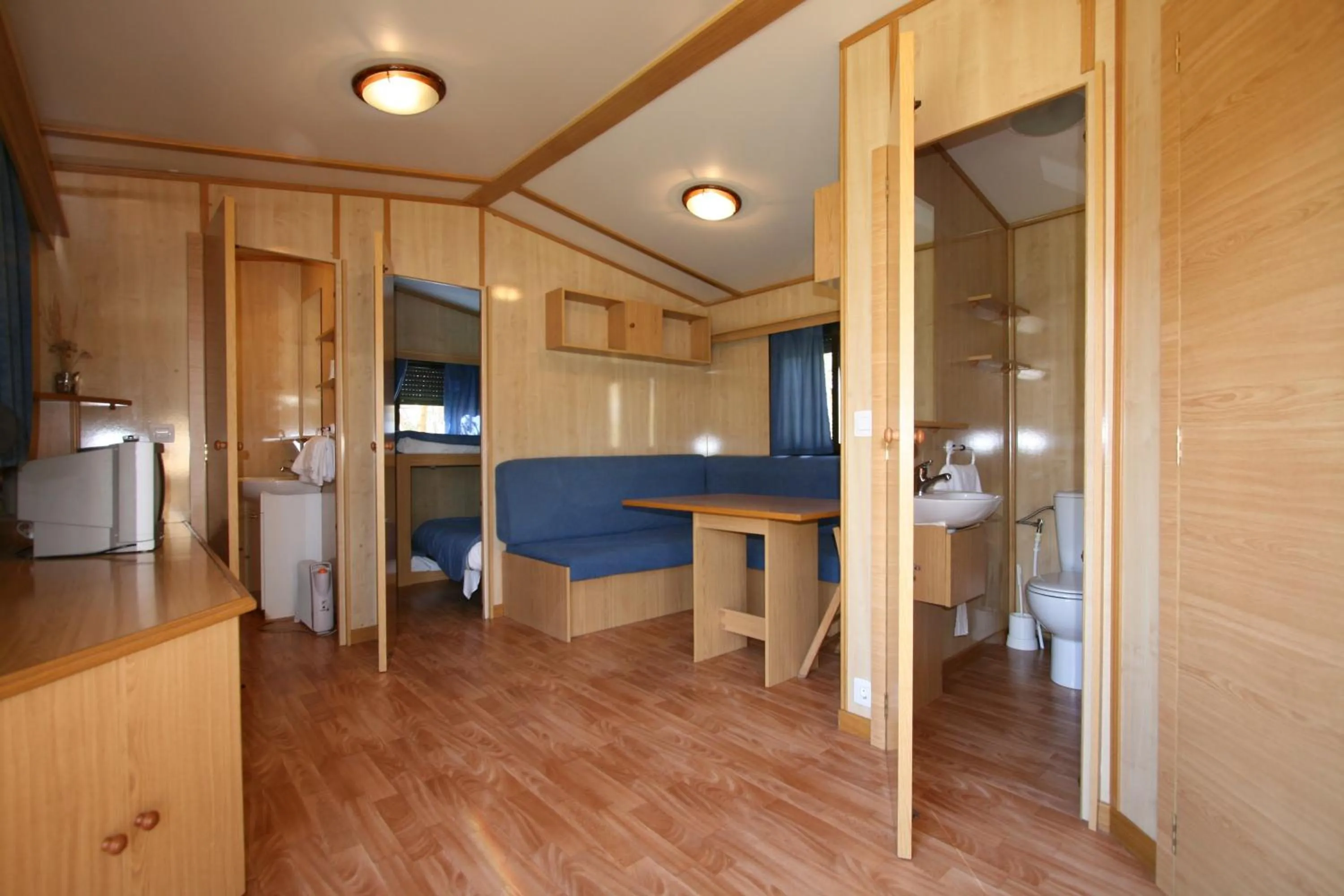 Living room in Bungalows Granja Escuela Arlanzón