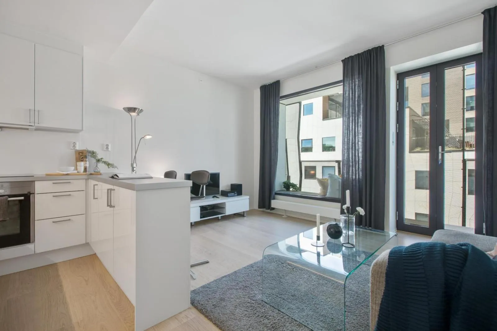 Kitchen or kitchenette in BJØRVIKA APARTMENTS, Opera Area, Oslo city center