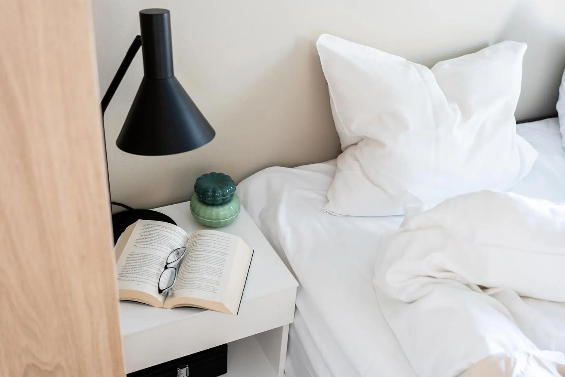 Bed in BJØRVIKA APARTMENTS, Opera Area, Oslo city center