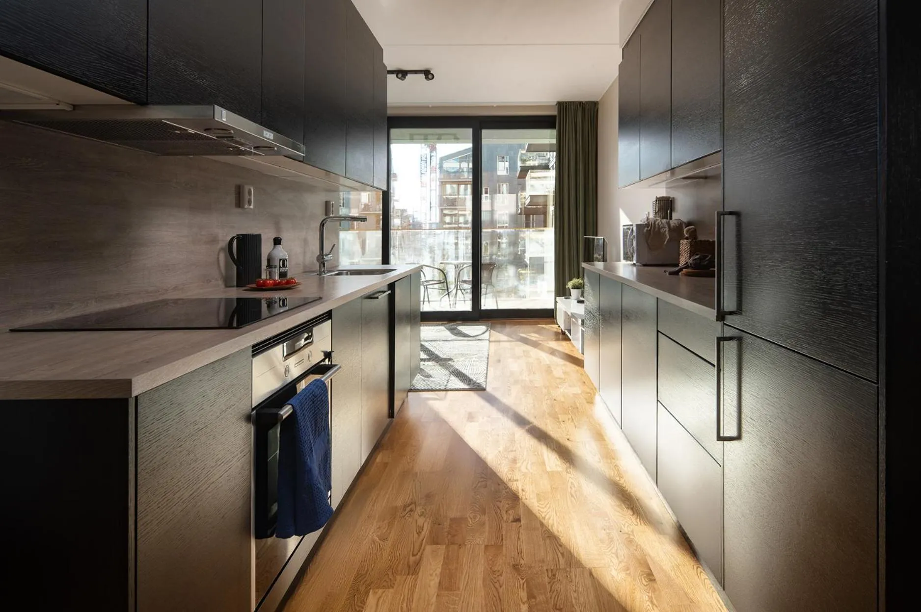 kitchen in BJØRVIKA APARTMENTS, Opera Area, Oslo city center