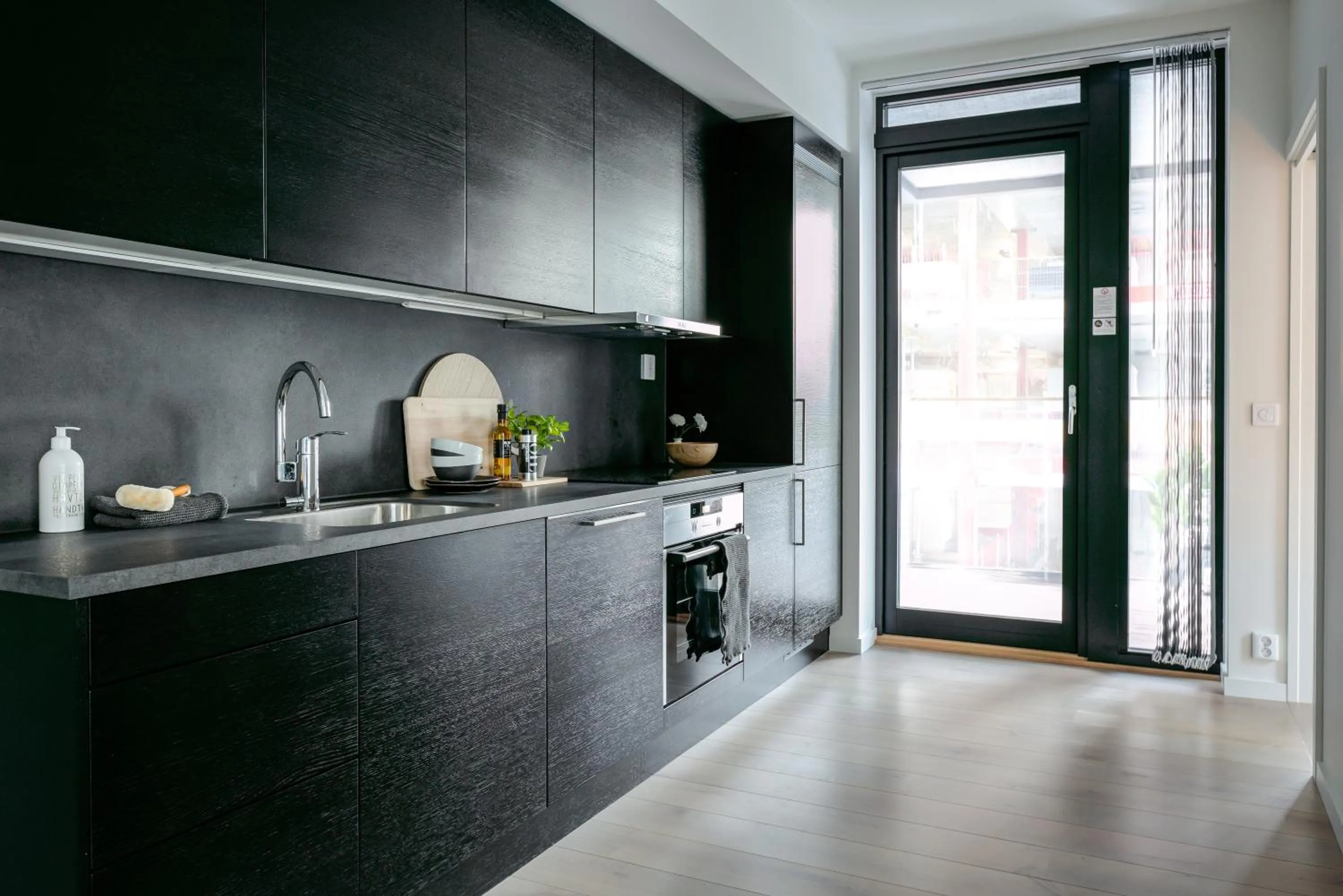 Kitchen or kitchenette in BJØRVIKA APARTMENTS, Opera Area, Oslo city center