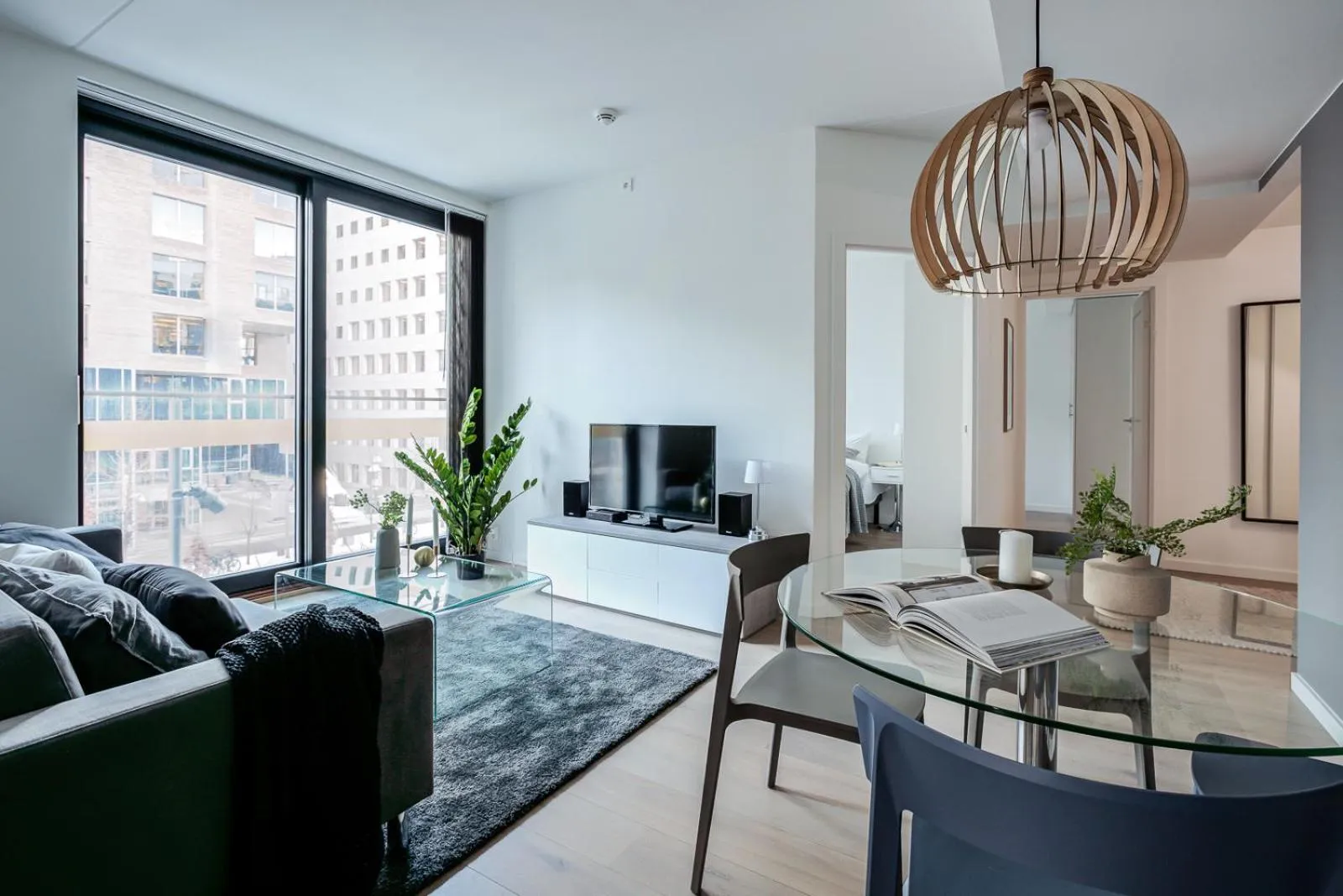 Living room in BJØRVIKA APARTMENTS, Opera Area, Oslo city center