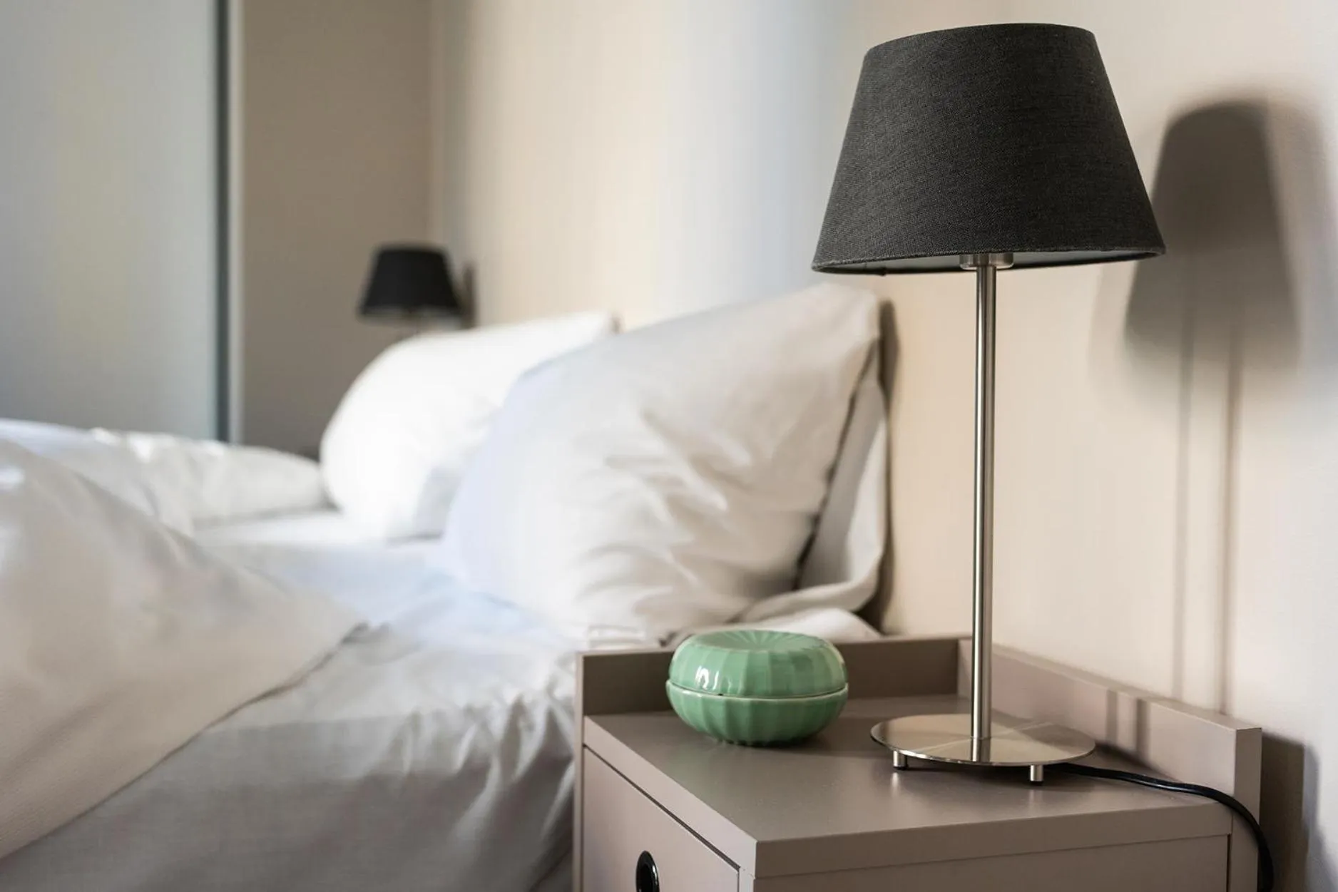 Bed in BJØRVIKA APARTMENTS, Opera Area, Oslo city center