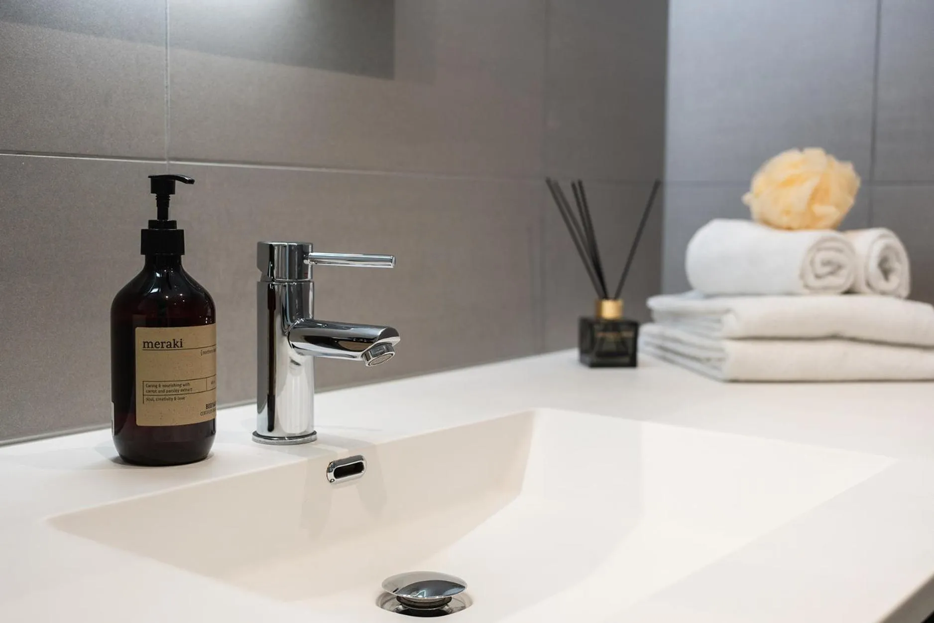 Bathroom in BJØRVIKA APARTMENTS, Opera Area, Oslo city center