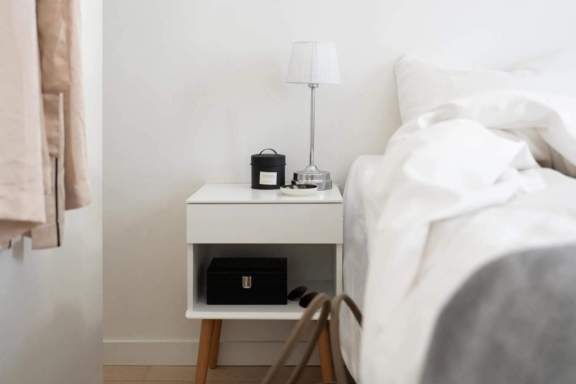 Bedroom, Bed in BJØRVIKA APARTMENTS, Opera Area, Oslo city center