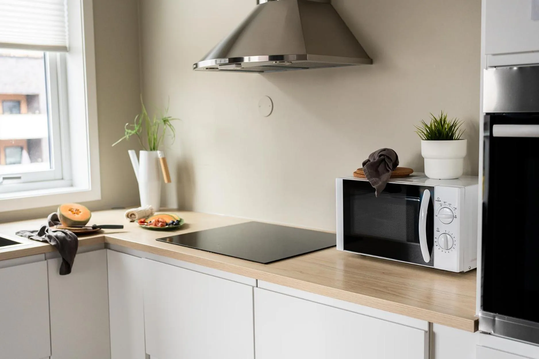 microwave in BJØRVIKA APARTMENTS, Opera Area, Oslo city center