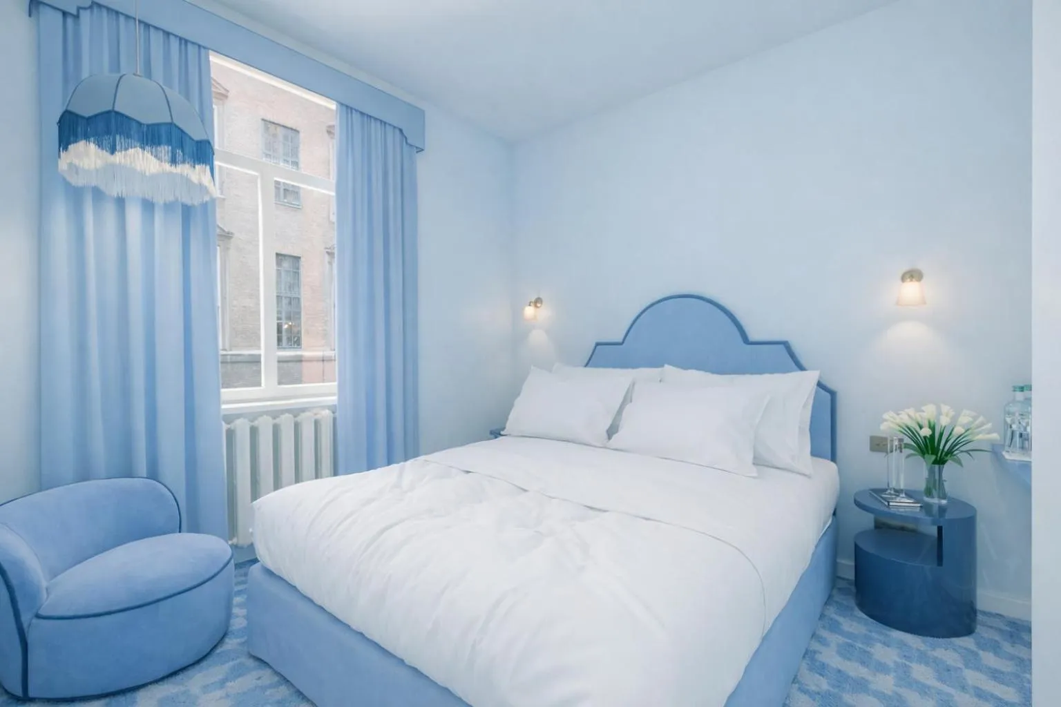 Bed in Latroupe Hotel Le Berger