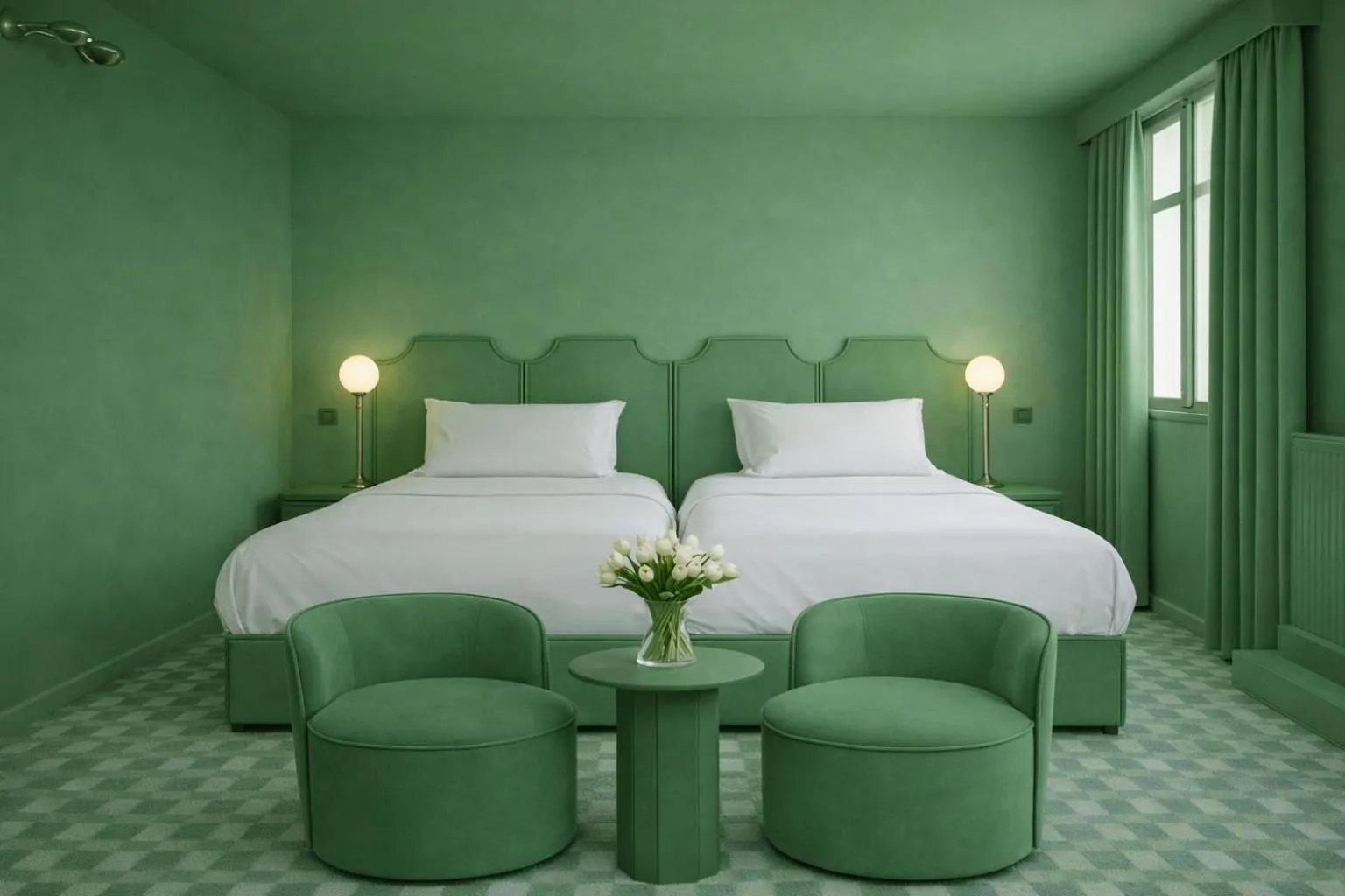 Bed in Latroupe Hotel Le Berger