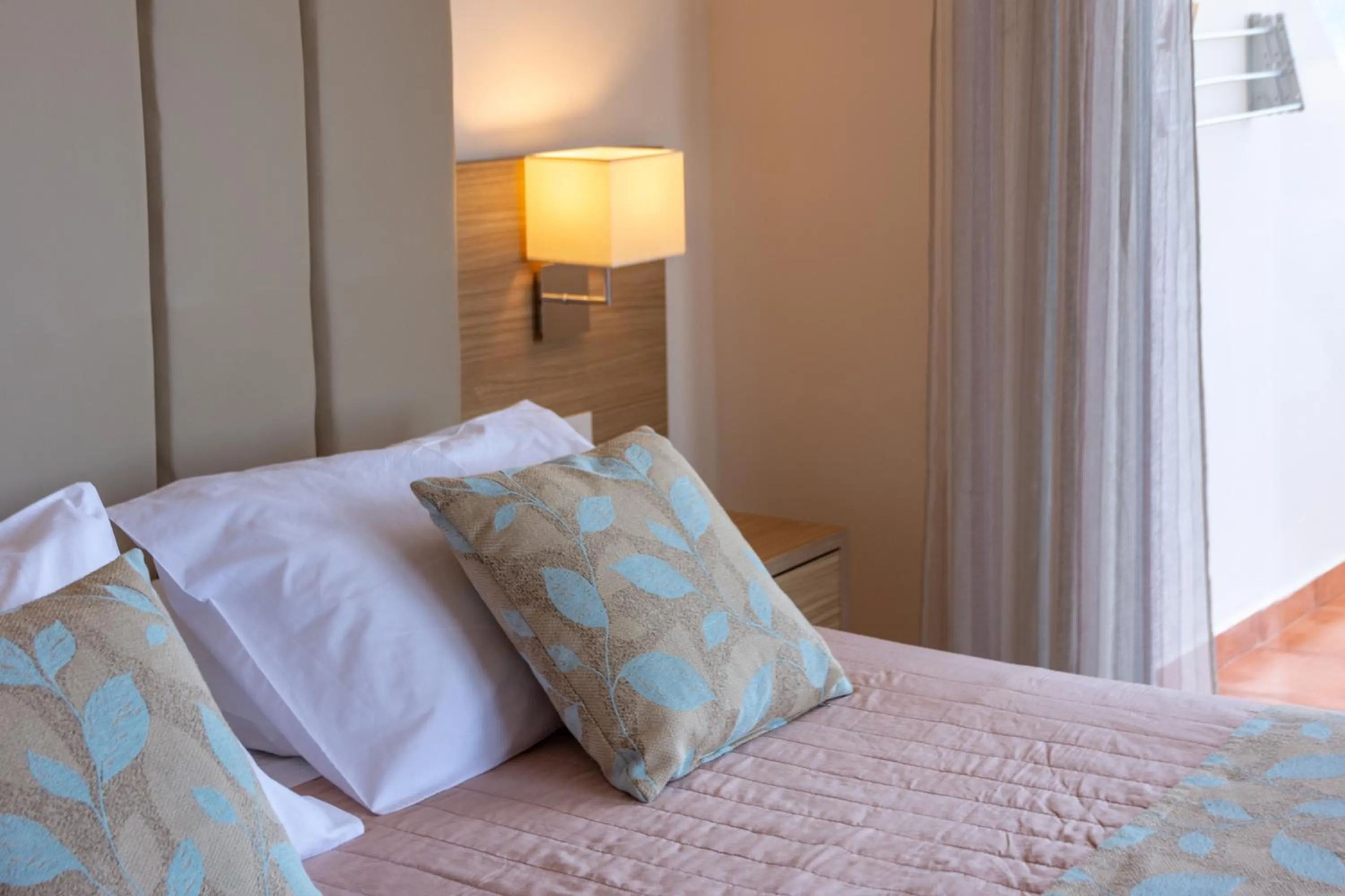 Bed in Christina Beach Hotel