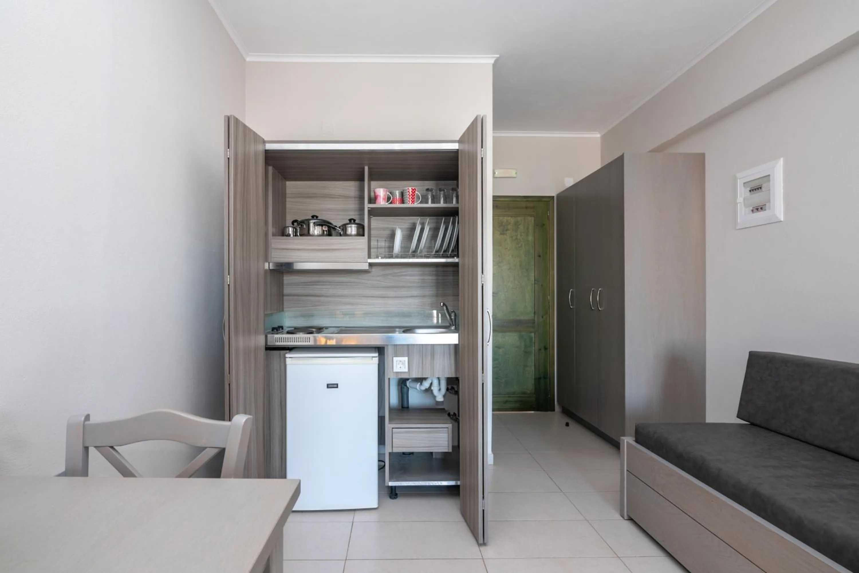 Kitchen or kitchenette in Christina Beach Hotel