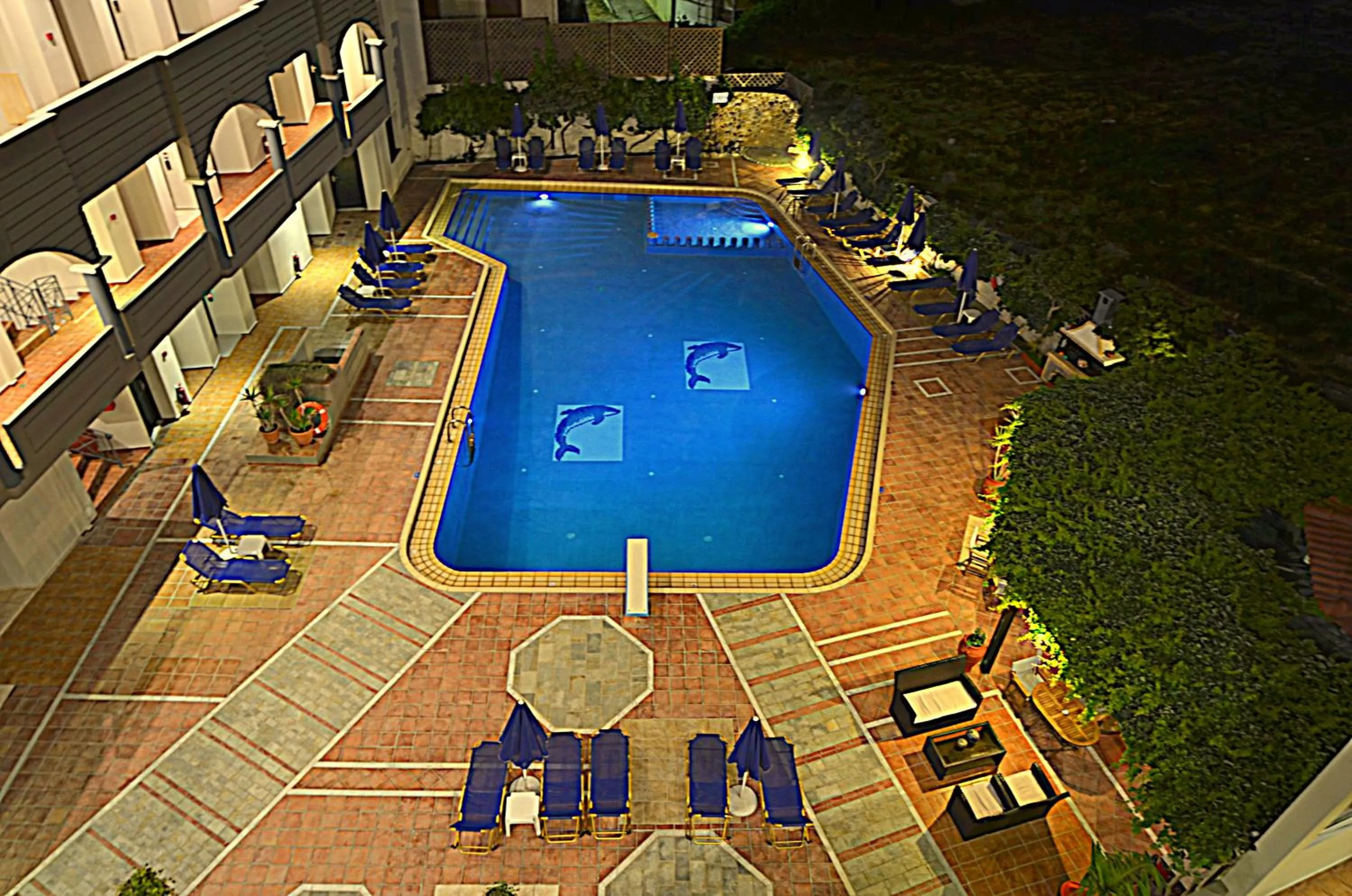 Bird's eye view in Christina Beach Hotel