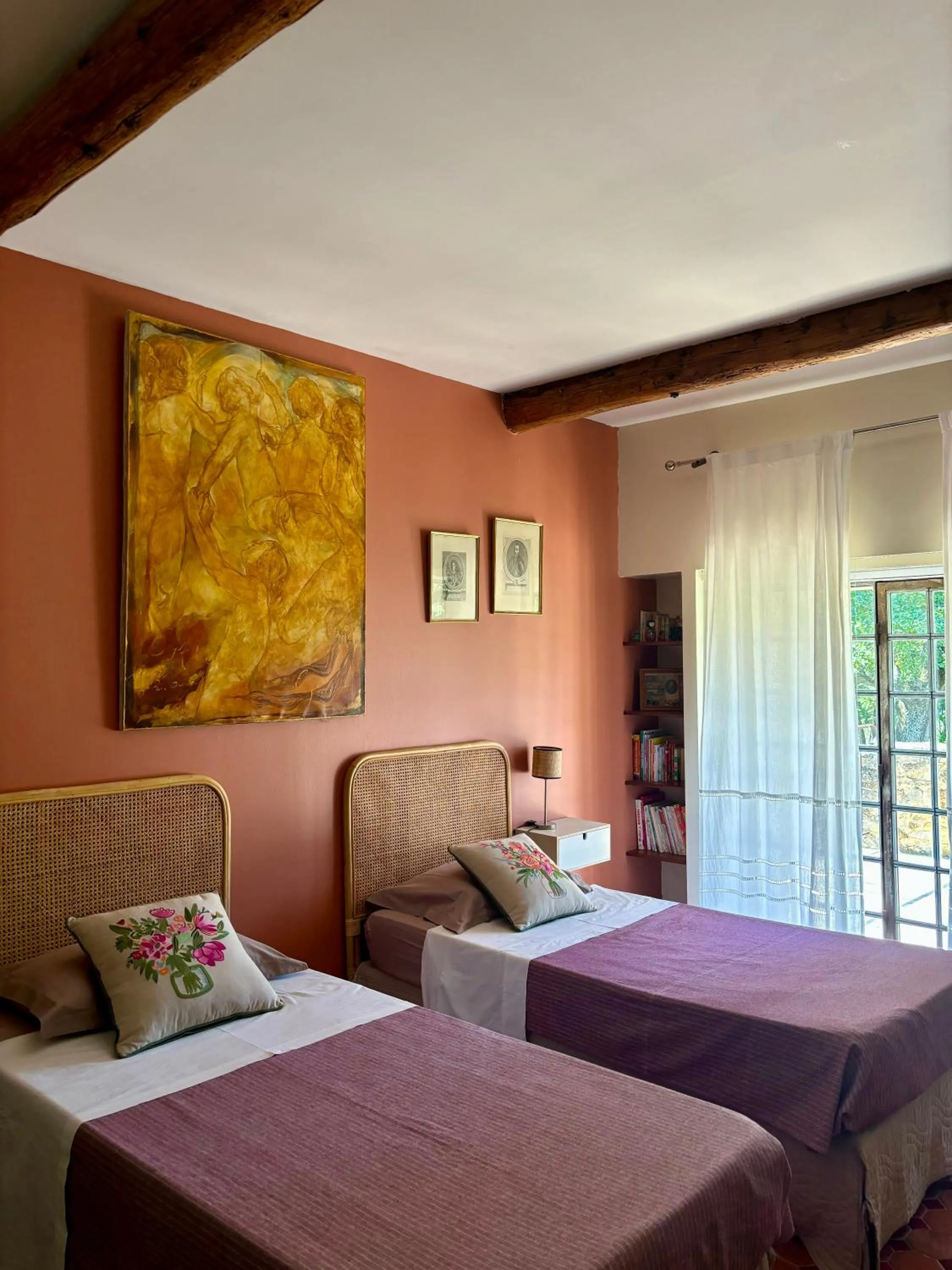Twin Room with Garden View in Domaine du Commandeur
