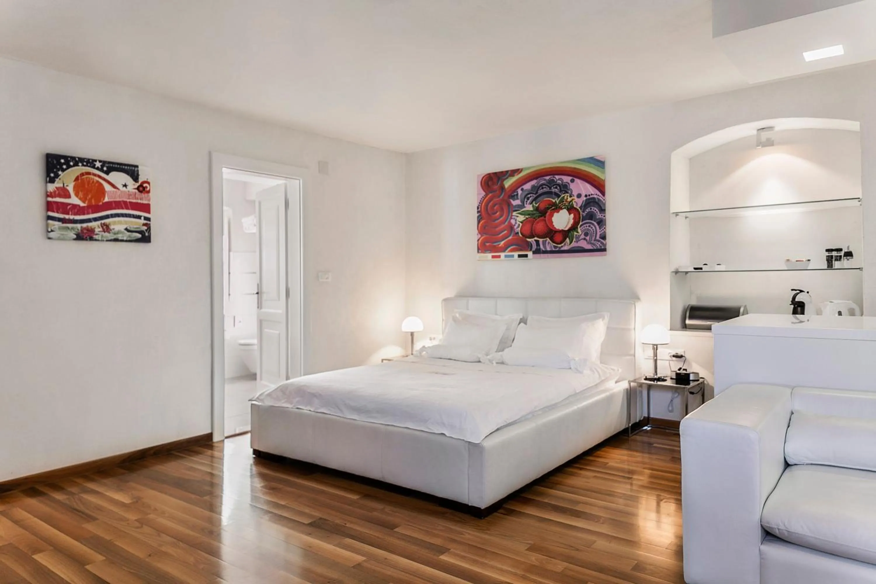 Bed in Divota Apartment Hotel