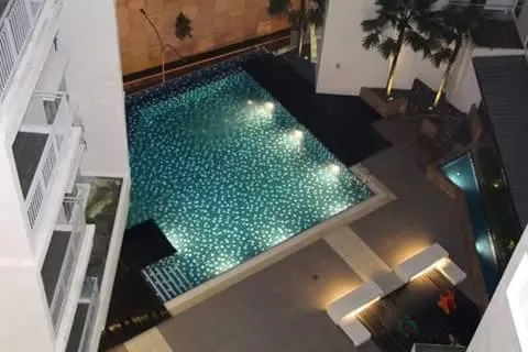 Pool view in Taiping Centre Point Suite 7 by BWC