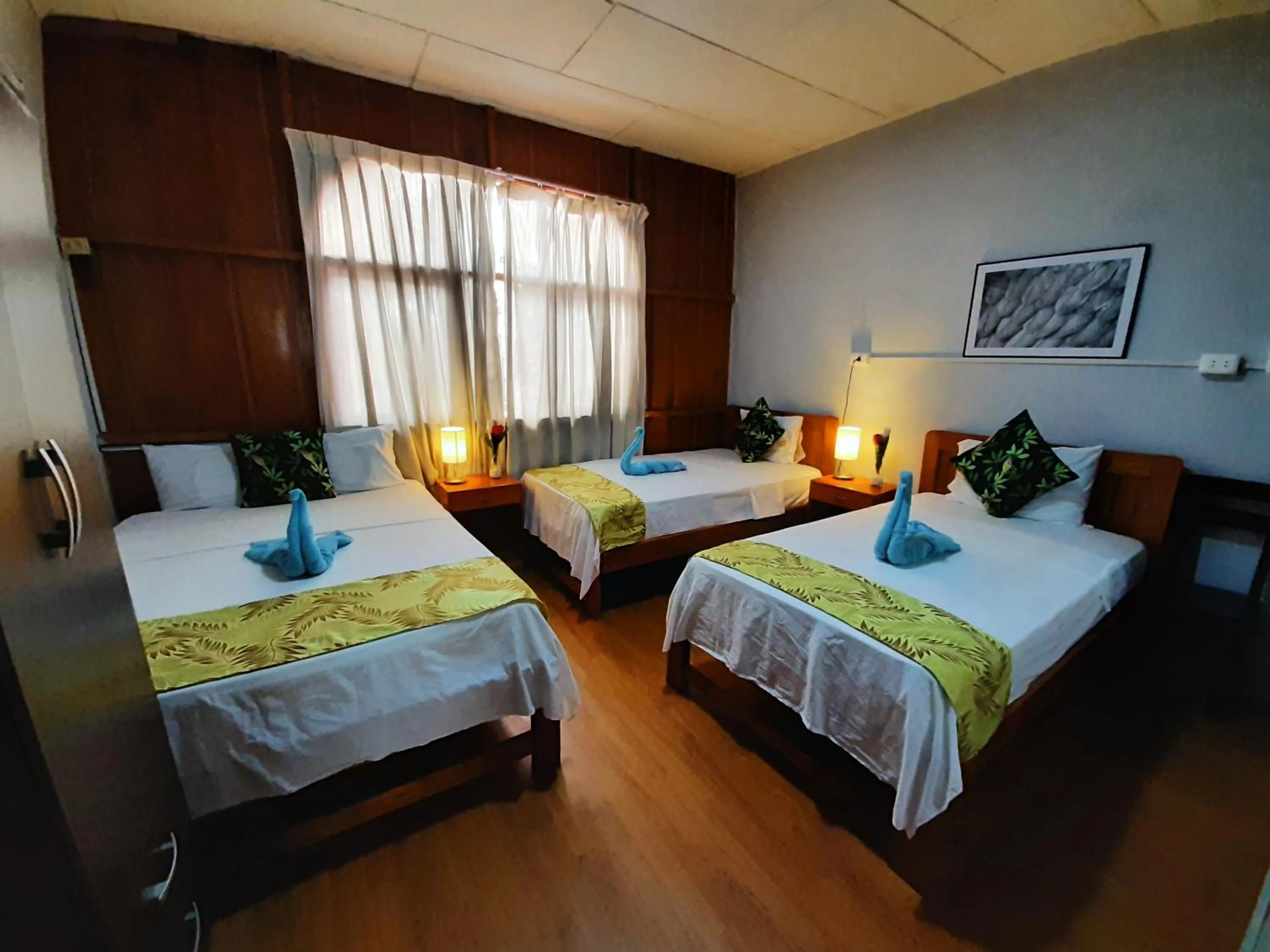 Bed in Hotel Daylu