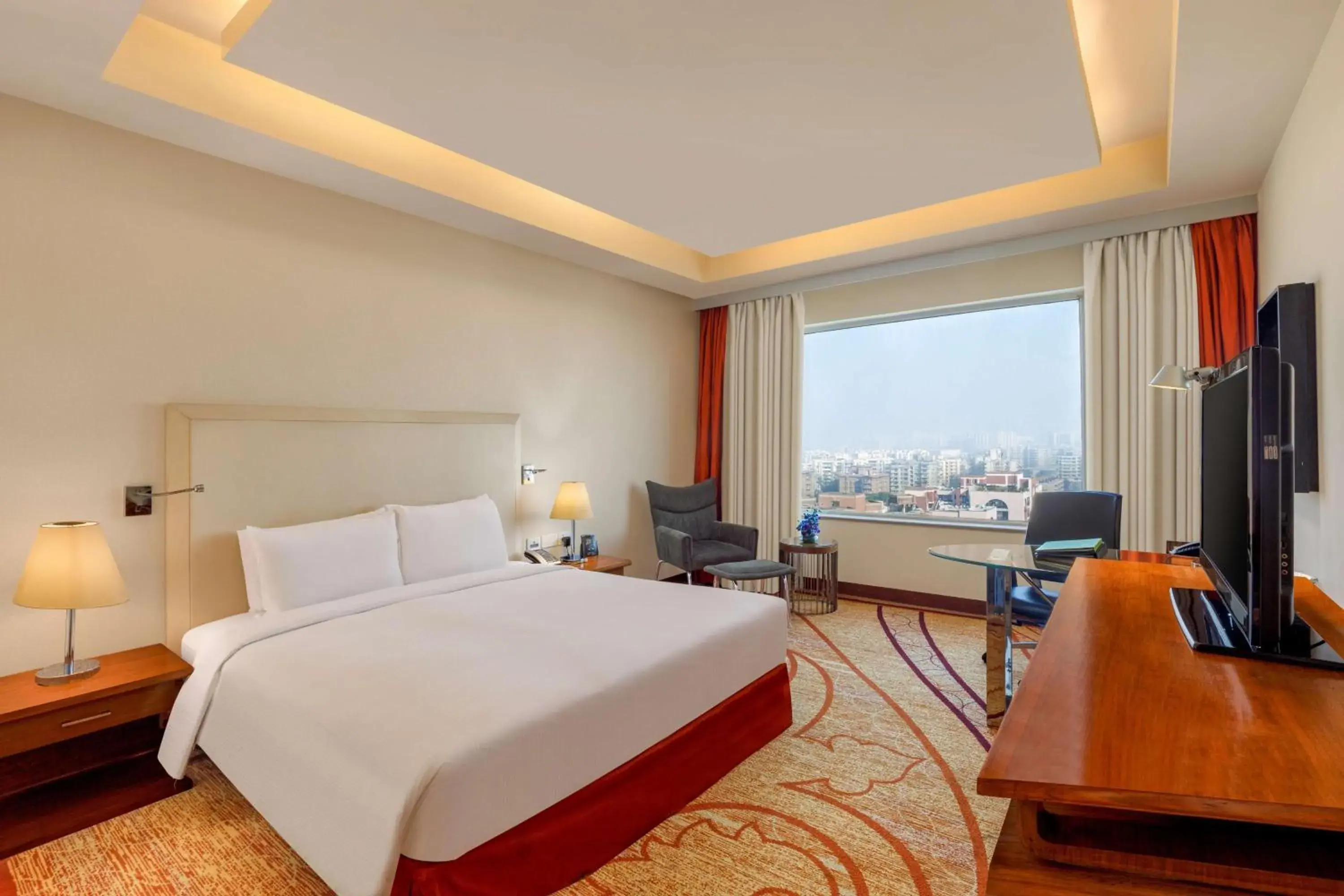 Executive Twin Room with Lounge Access - single occupancy in DoubleTree by Hilton Gurgaon New Delhi NCR Executive Twin Room with Lounge Access - single occupancy in DoubleTree by Hilton Gurgaon New Delhi NCR