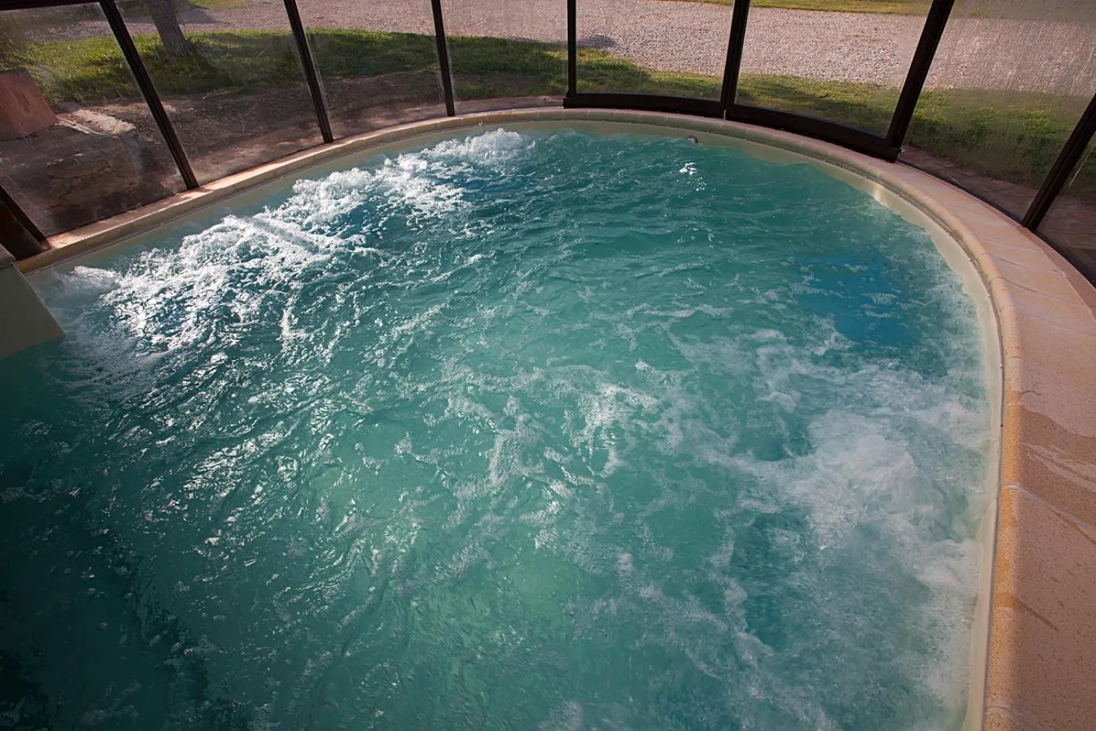 Hot Tub in Fattoria Pieve a Salti