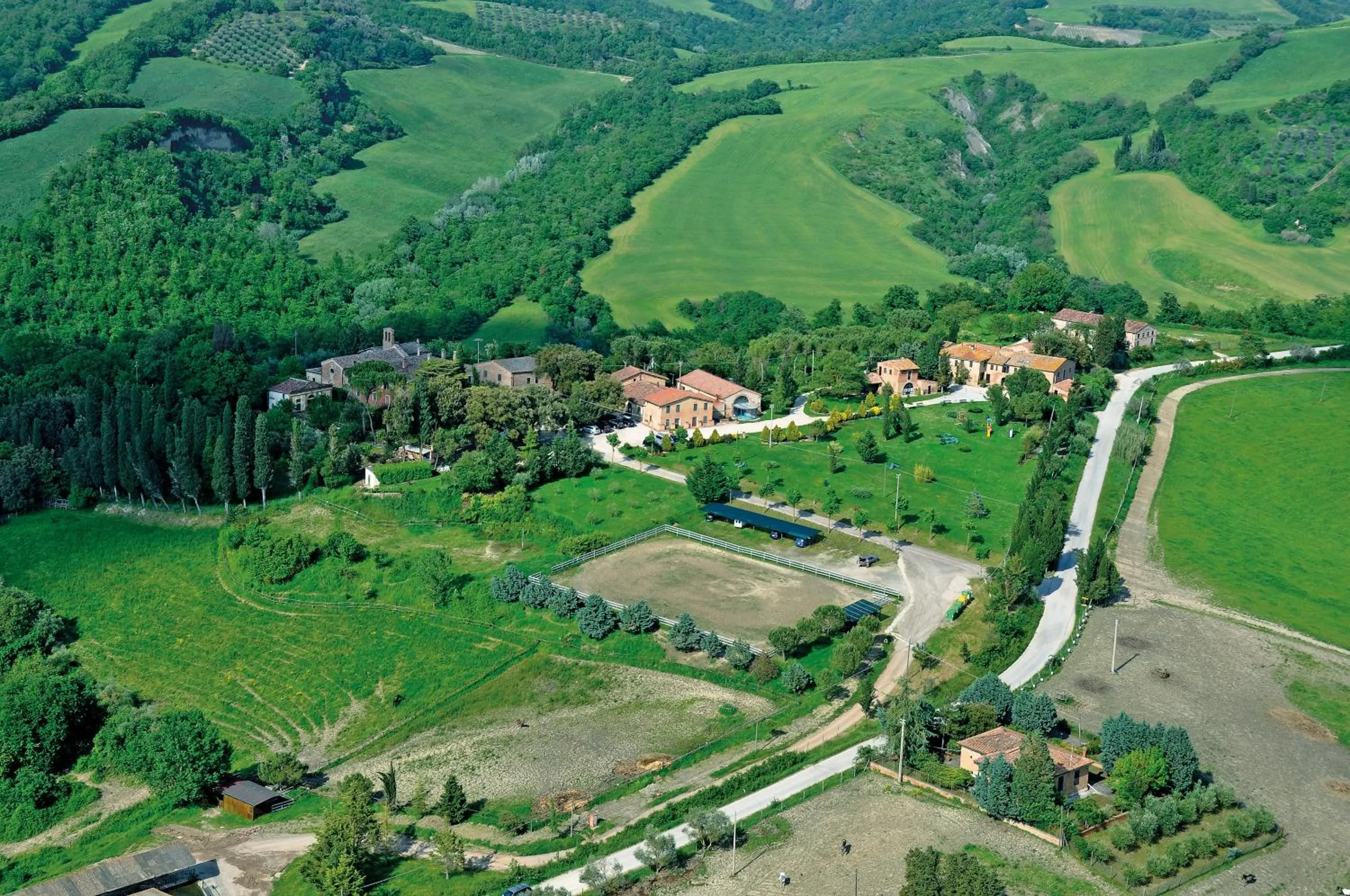 Bird's eye view in Fattoria Pieve a Salti