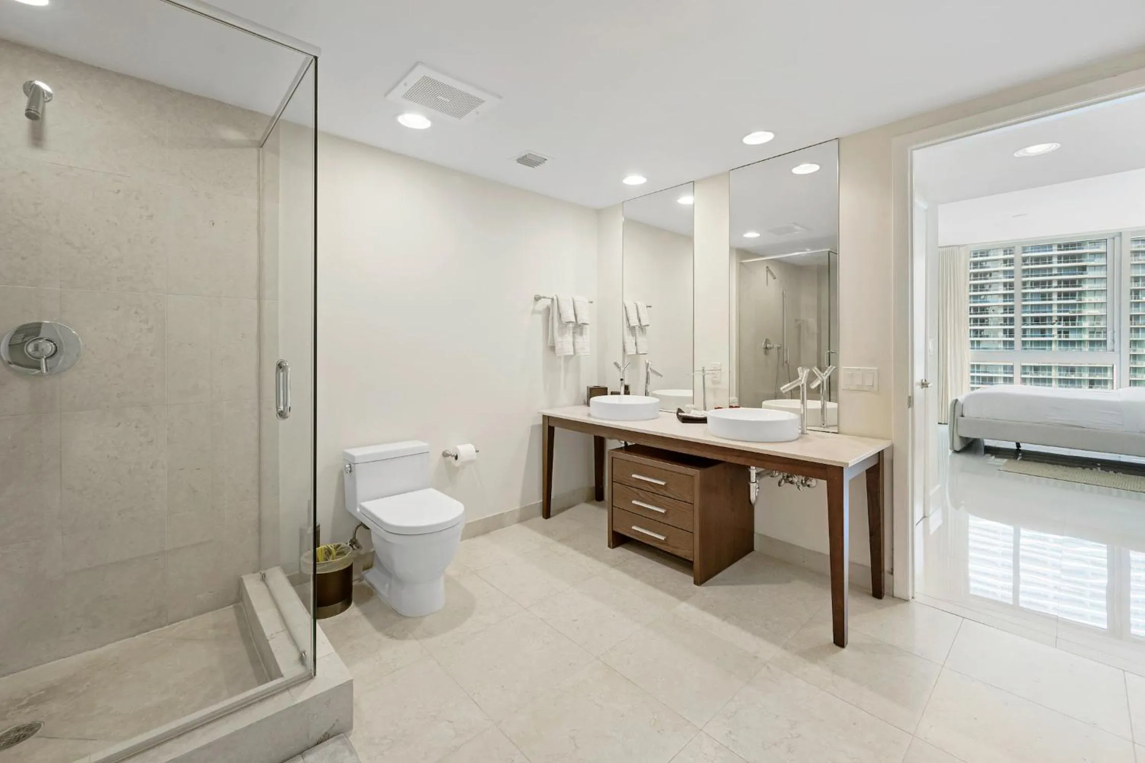 Shower in ICON Brickell residences