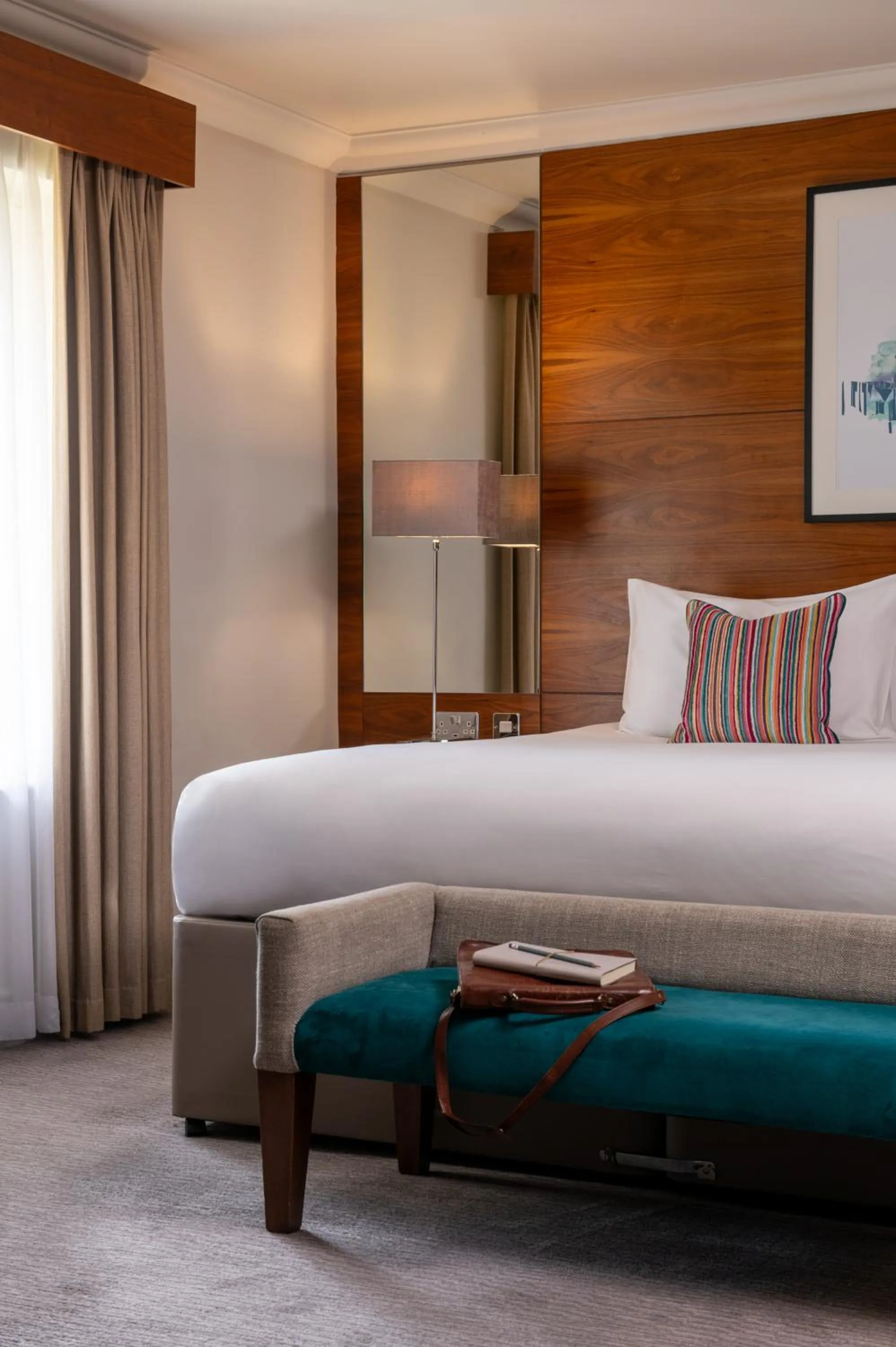 Bedroom, Bed in Thorpe Park Hotel and Spa