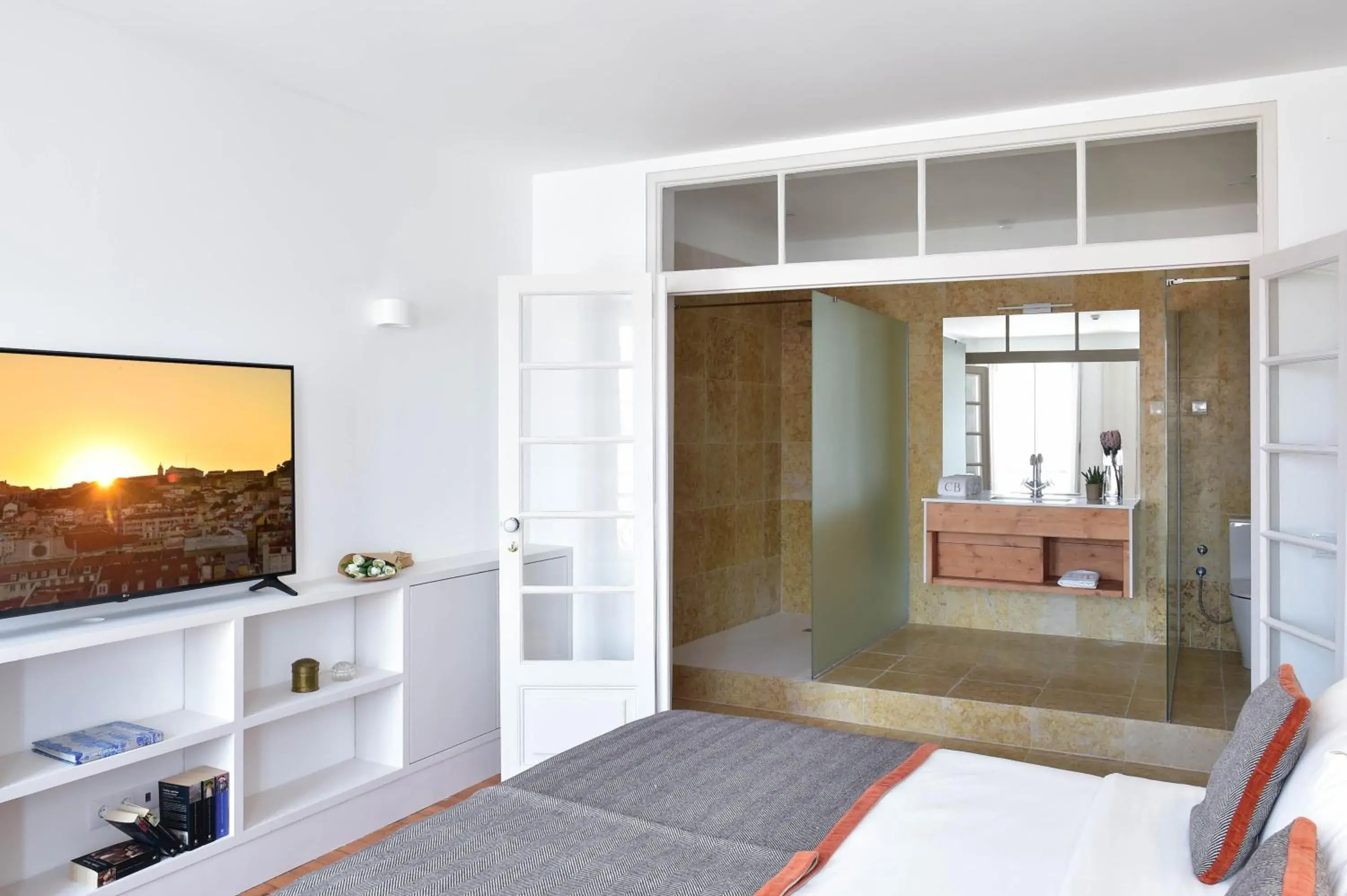 Shower, Bed in Casa Balthazar Shower, Bed in Casa Balthazar