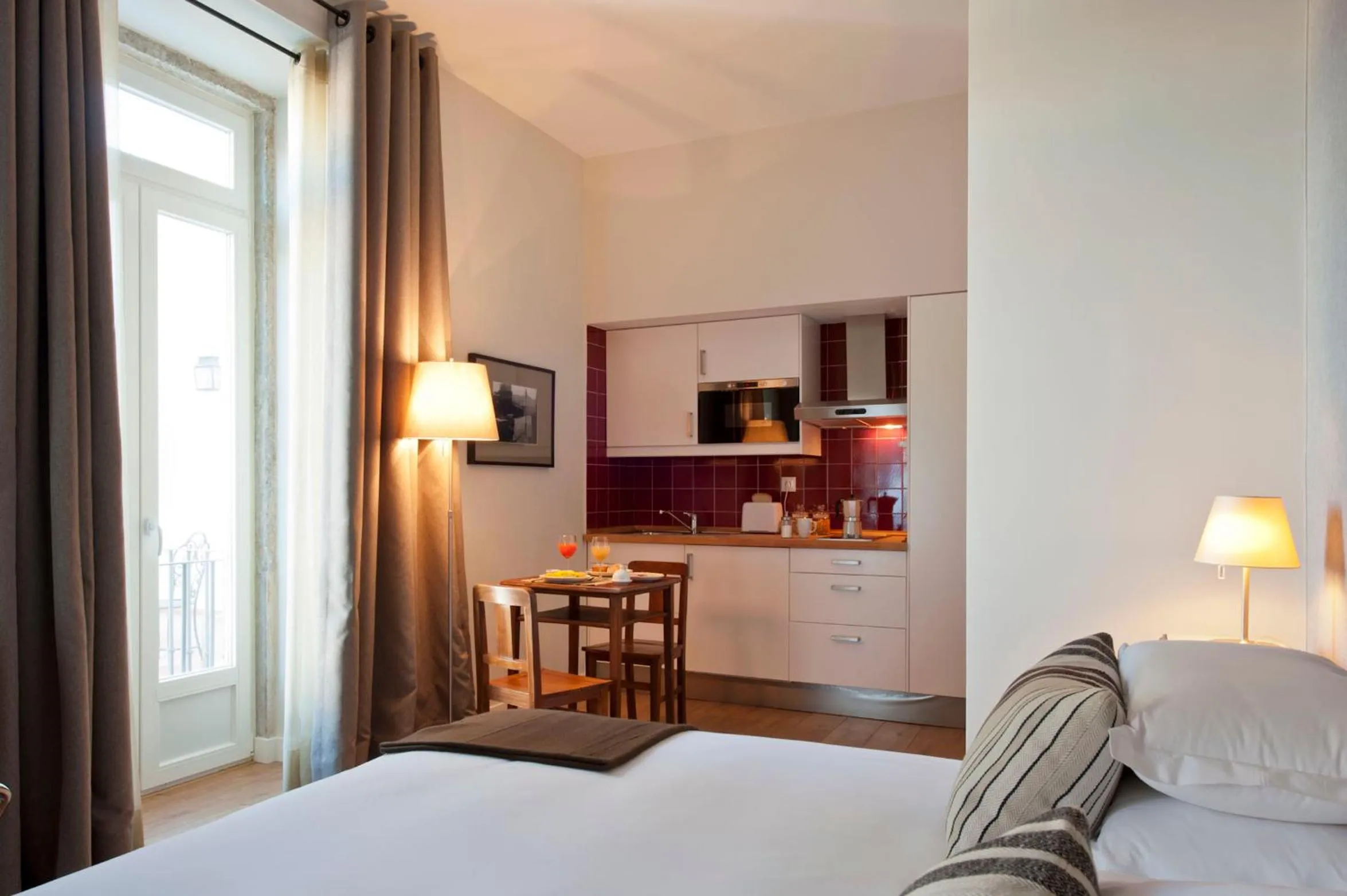 Kitchen or kitchenette, Bed in Casa Balthazar