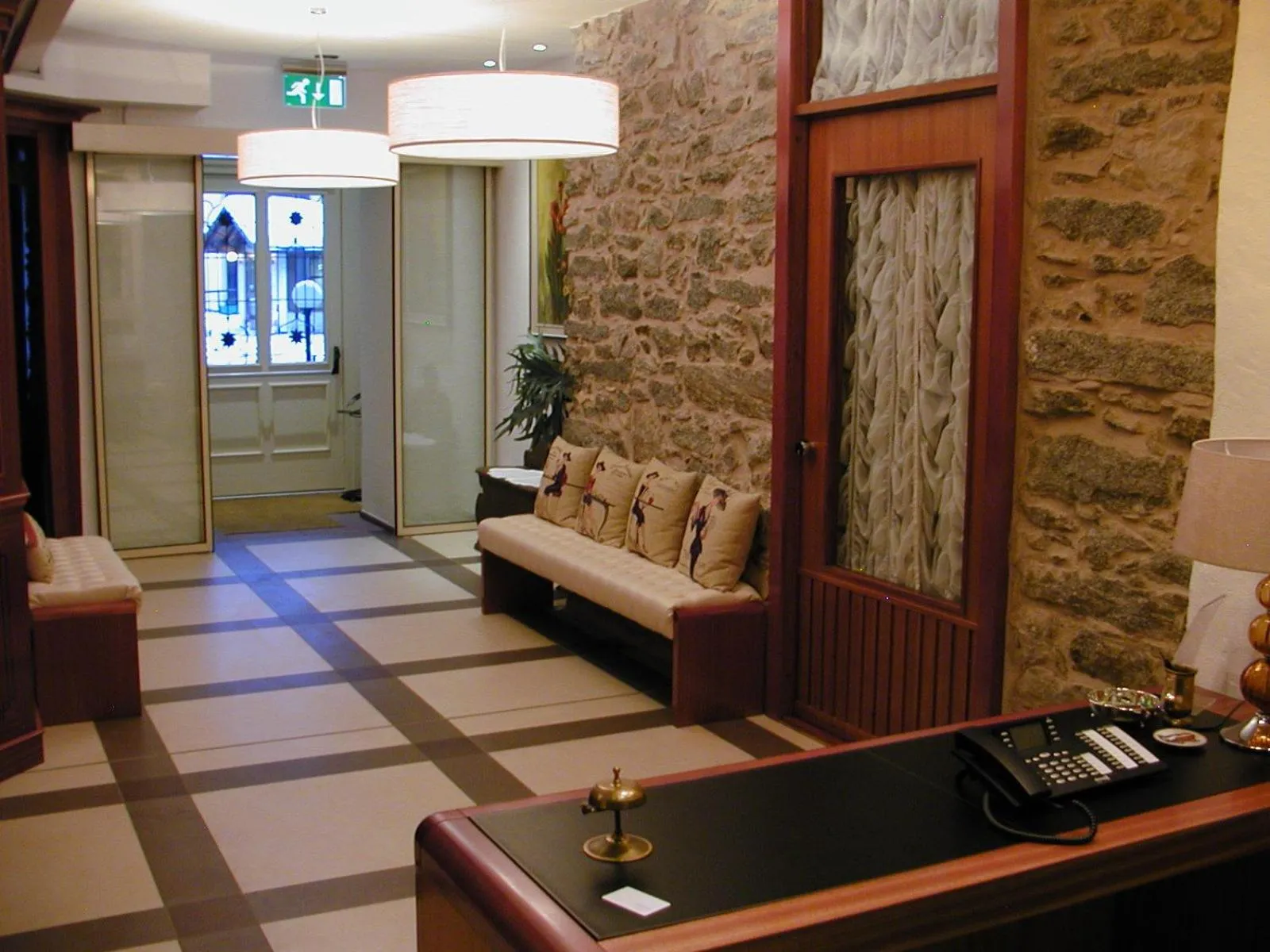 Lobby or reception in Villa Madonna