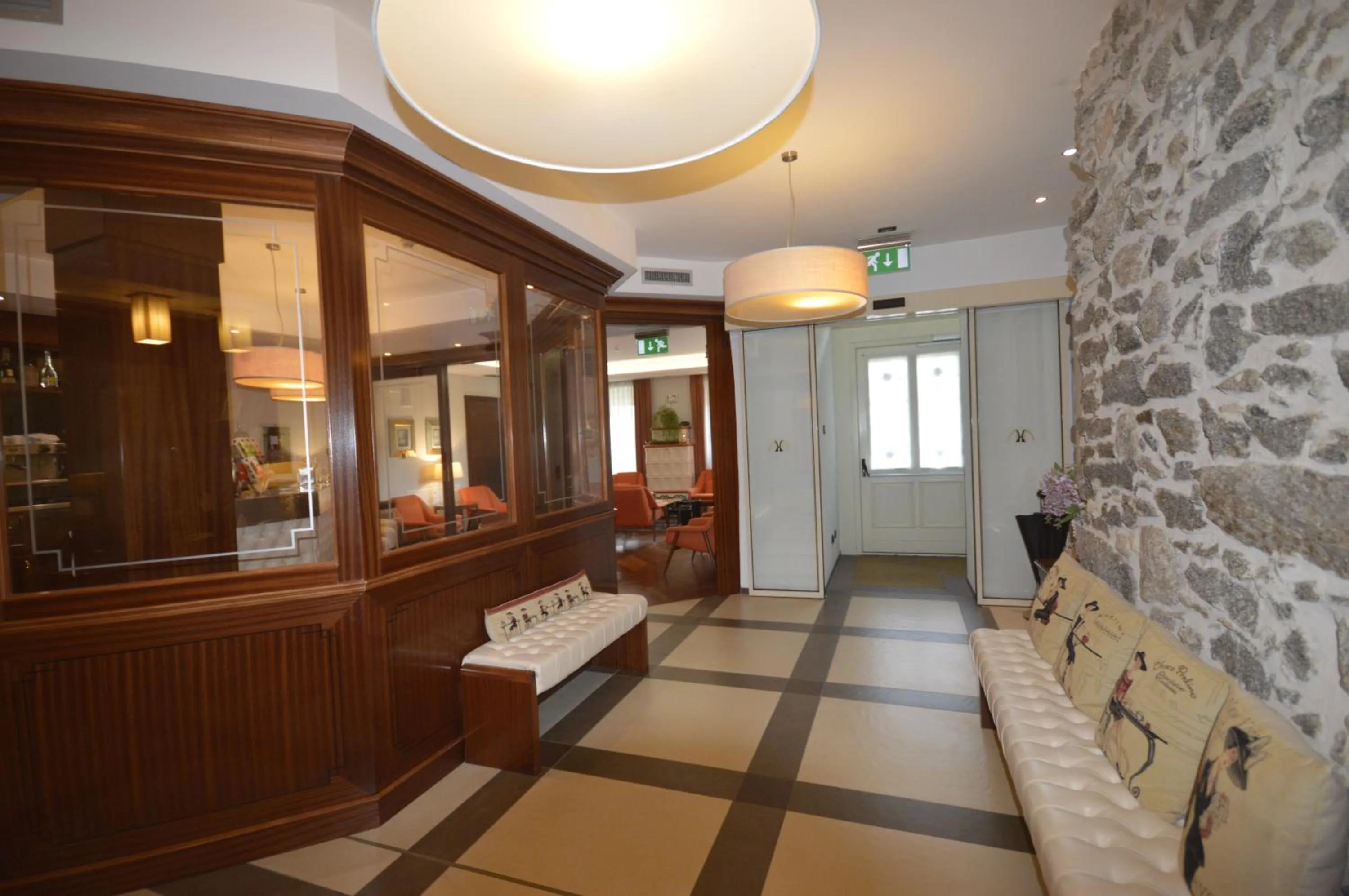 Lobby or reception in Villa Madonna