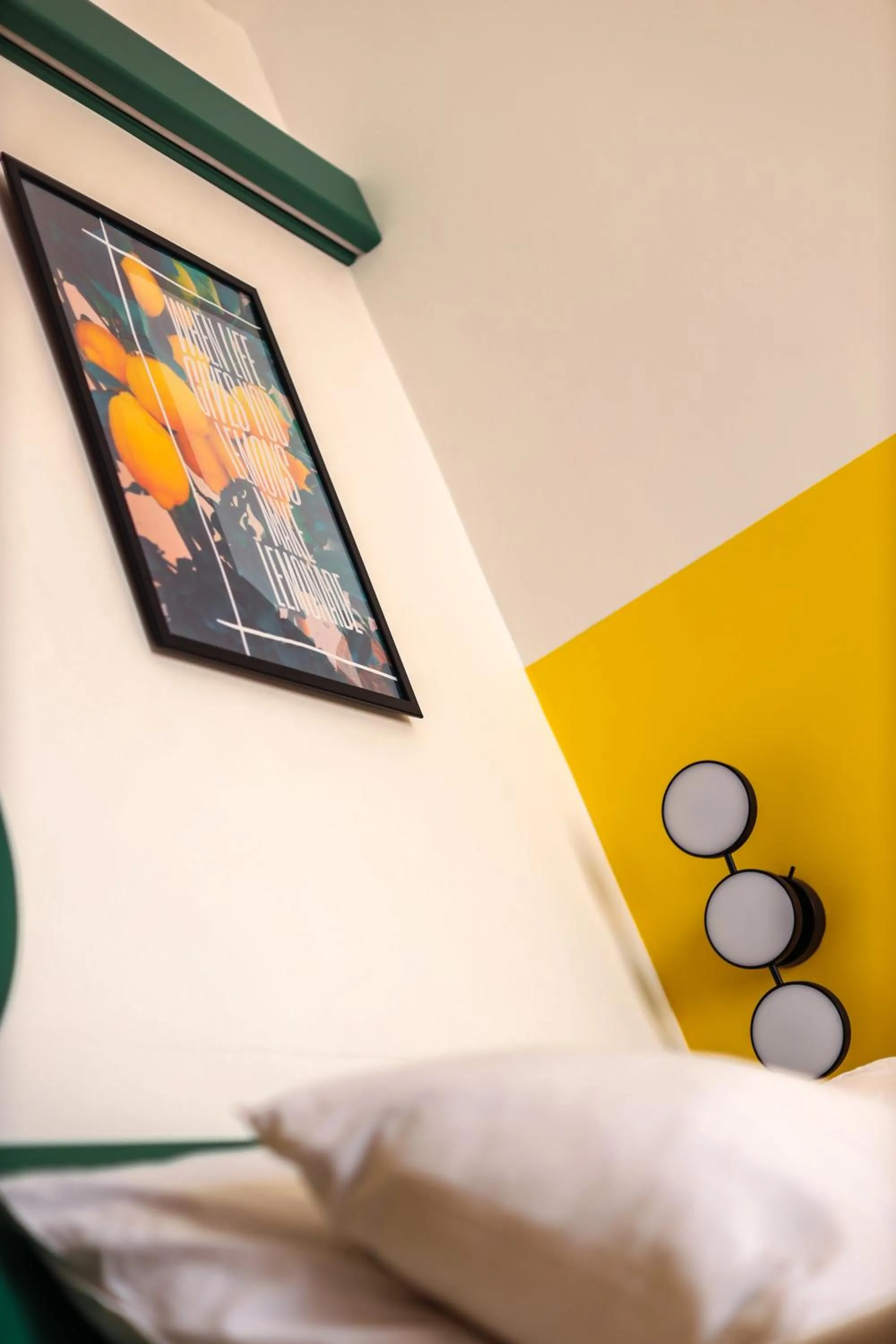 Decorative detail, Bed in Limon Inn Hotel, Taşucu