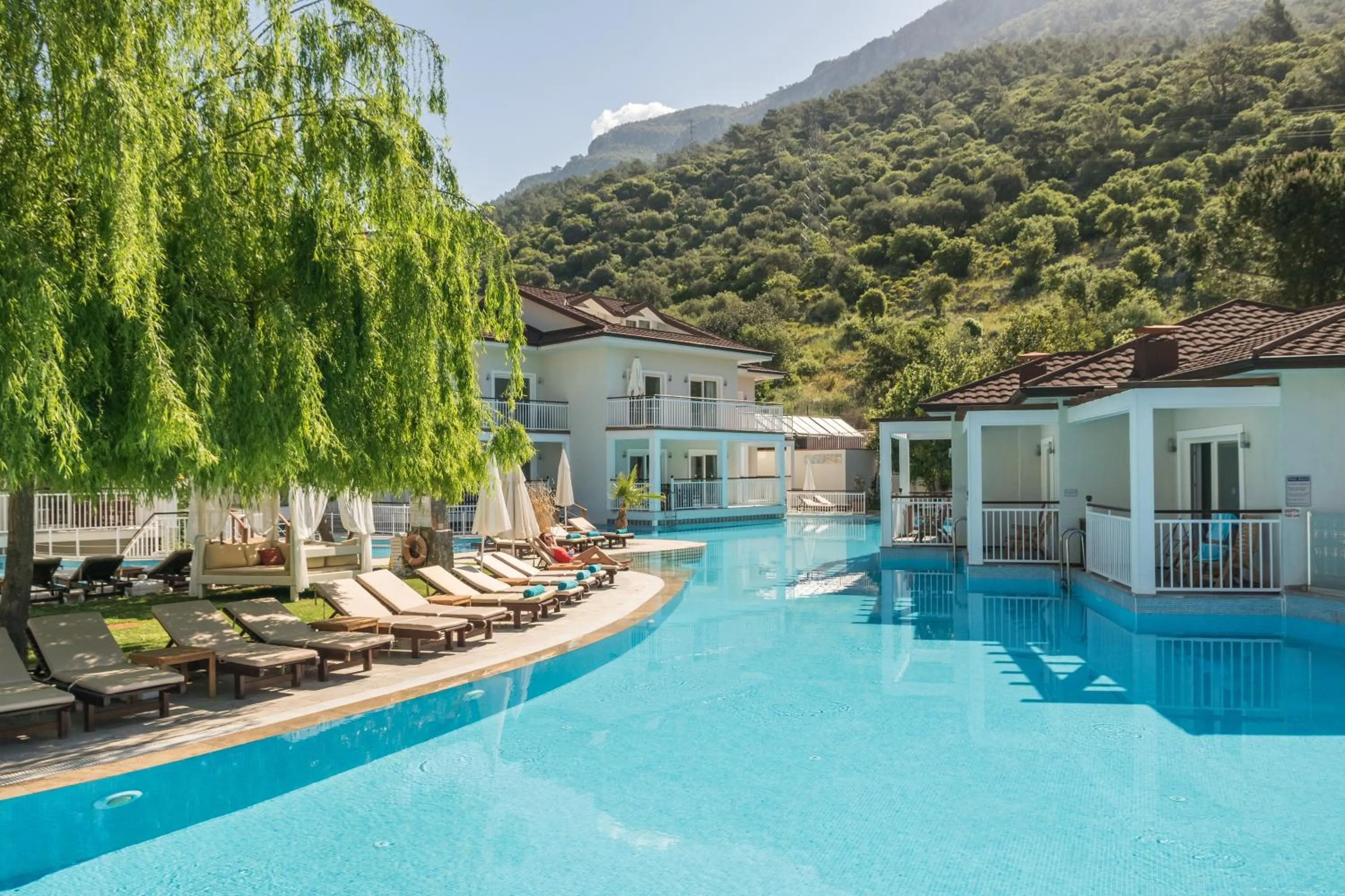 Pool view in Mozaik Hotel