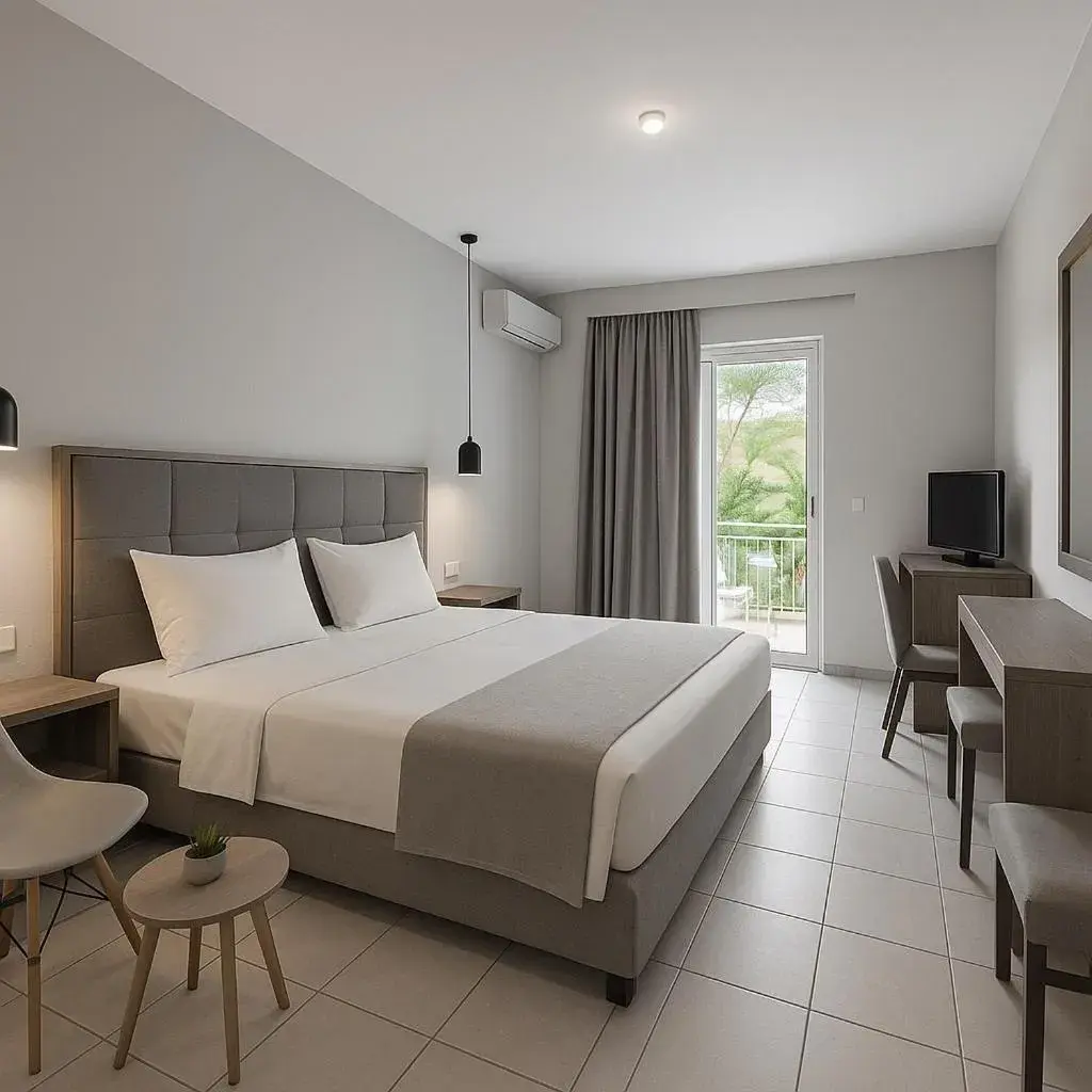 Bed in George Beach Studios Bed in George Beach Studios