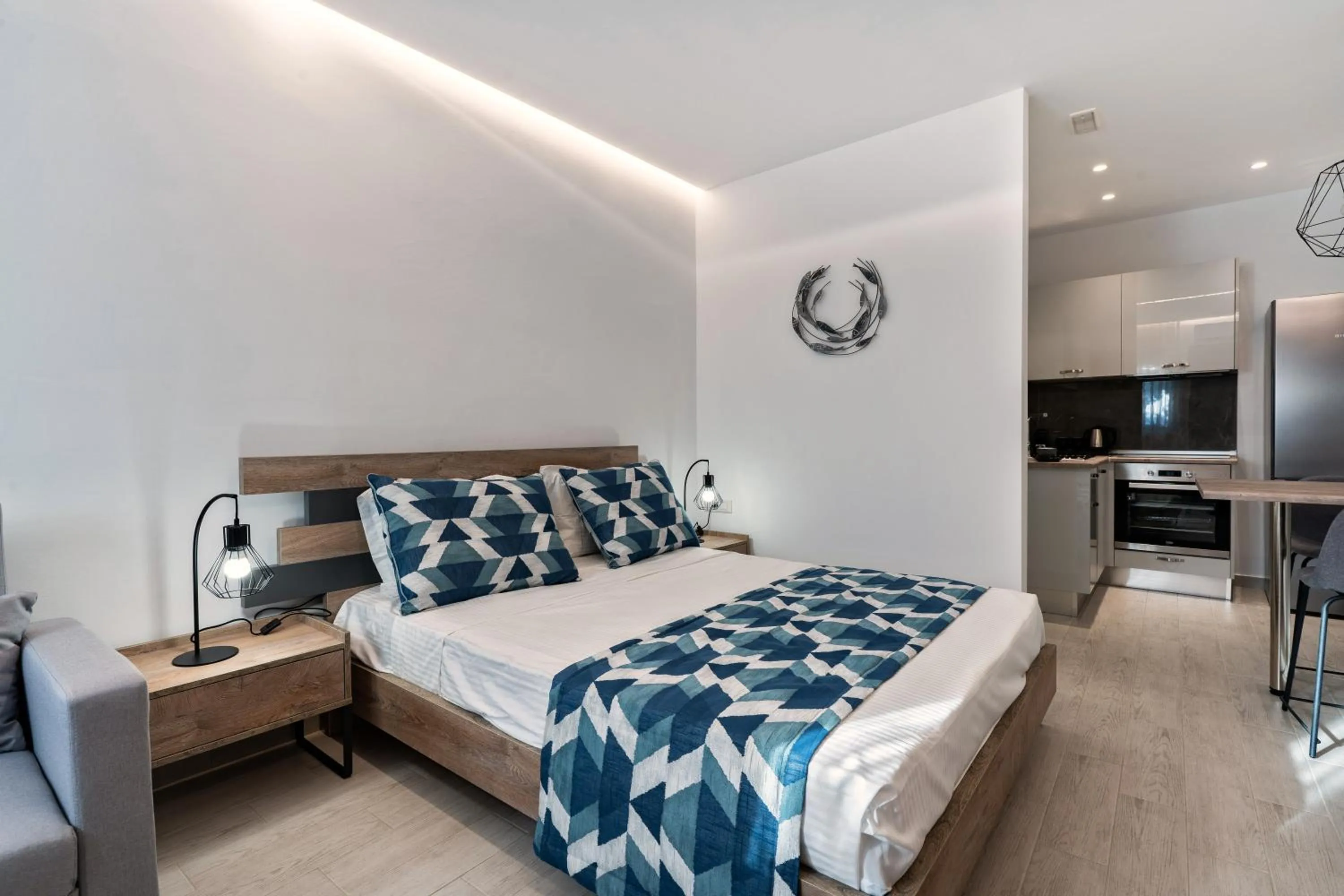 Bed in George Beach Studios