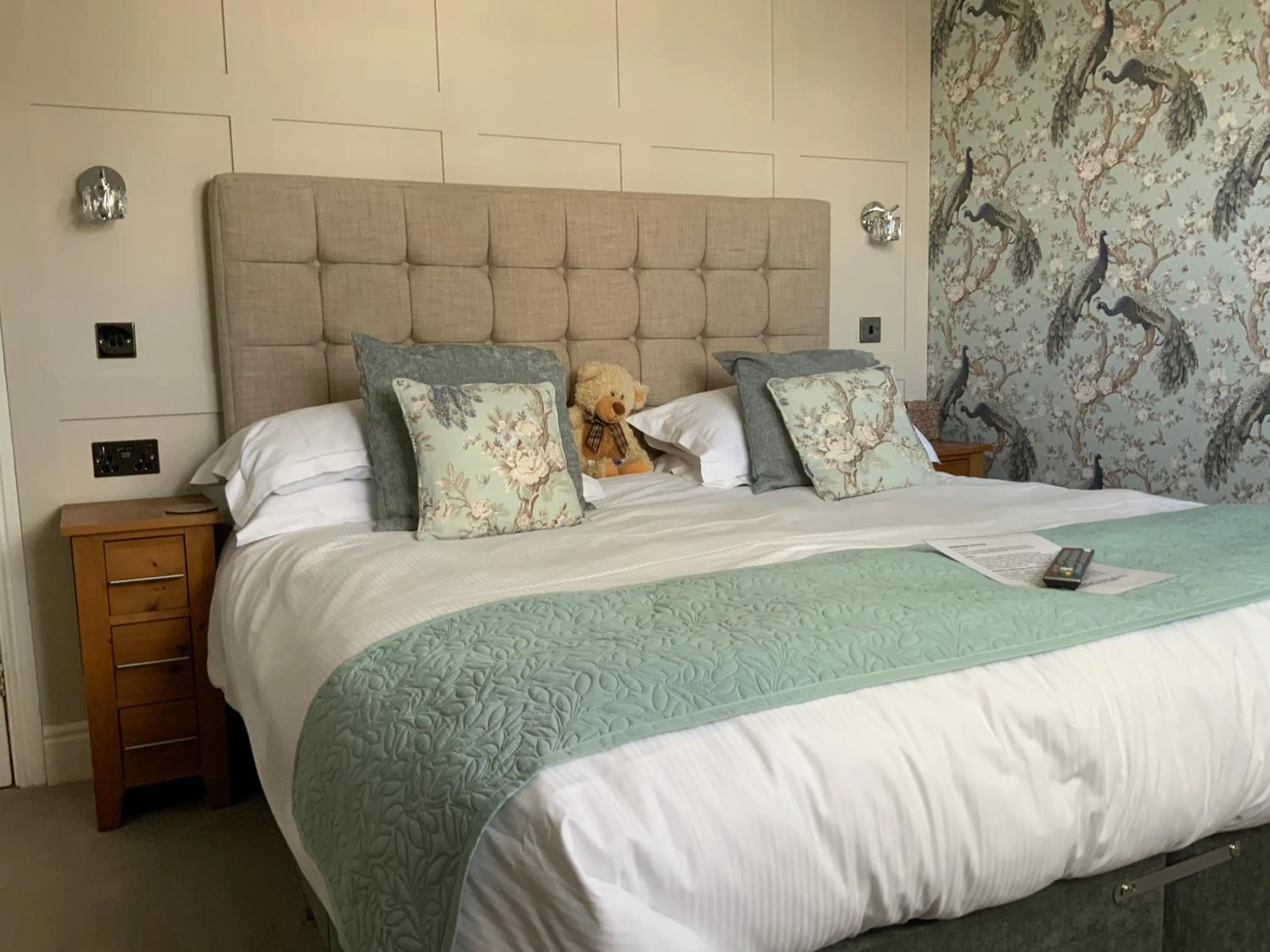 Bed in Montfort Cottage Guest House