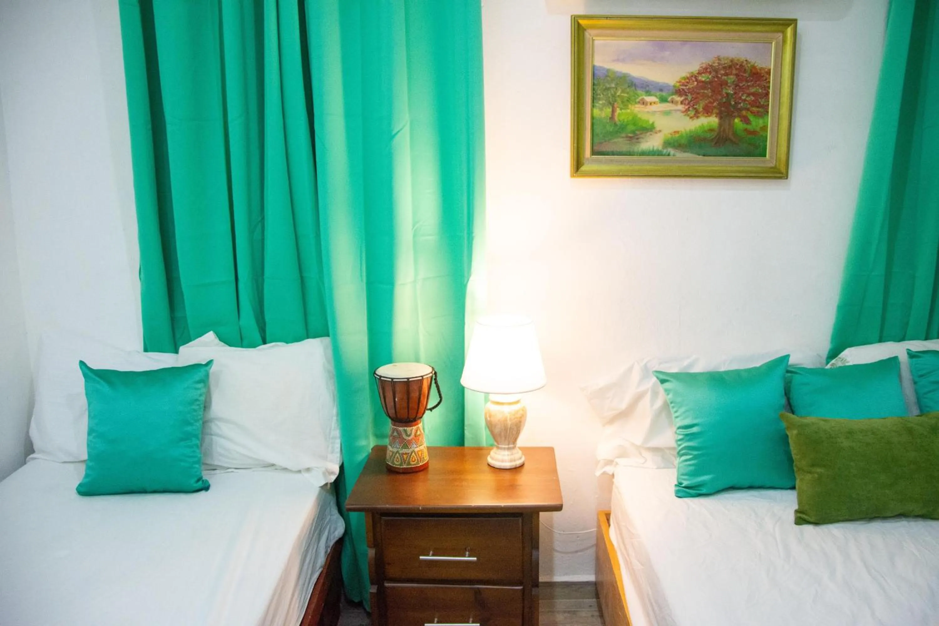 Bed in Hotel Santo Cerro Natural Park