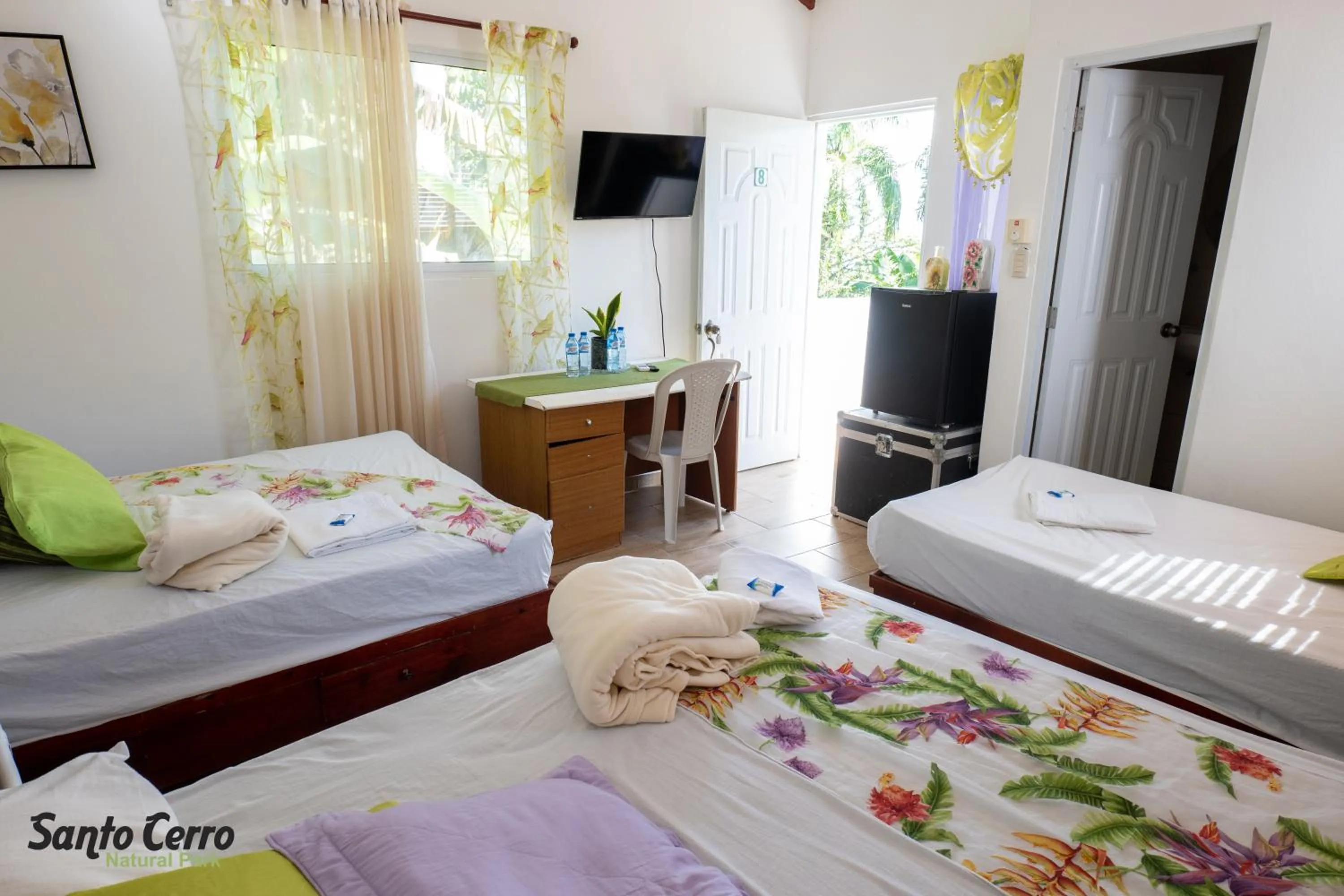 Bed in Hotel Santo Cerro Natural Park