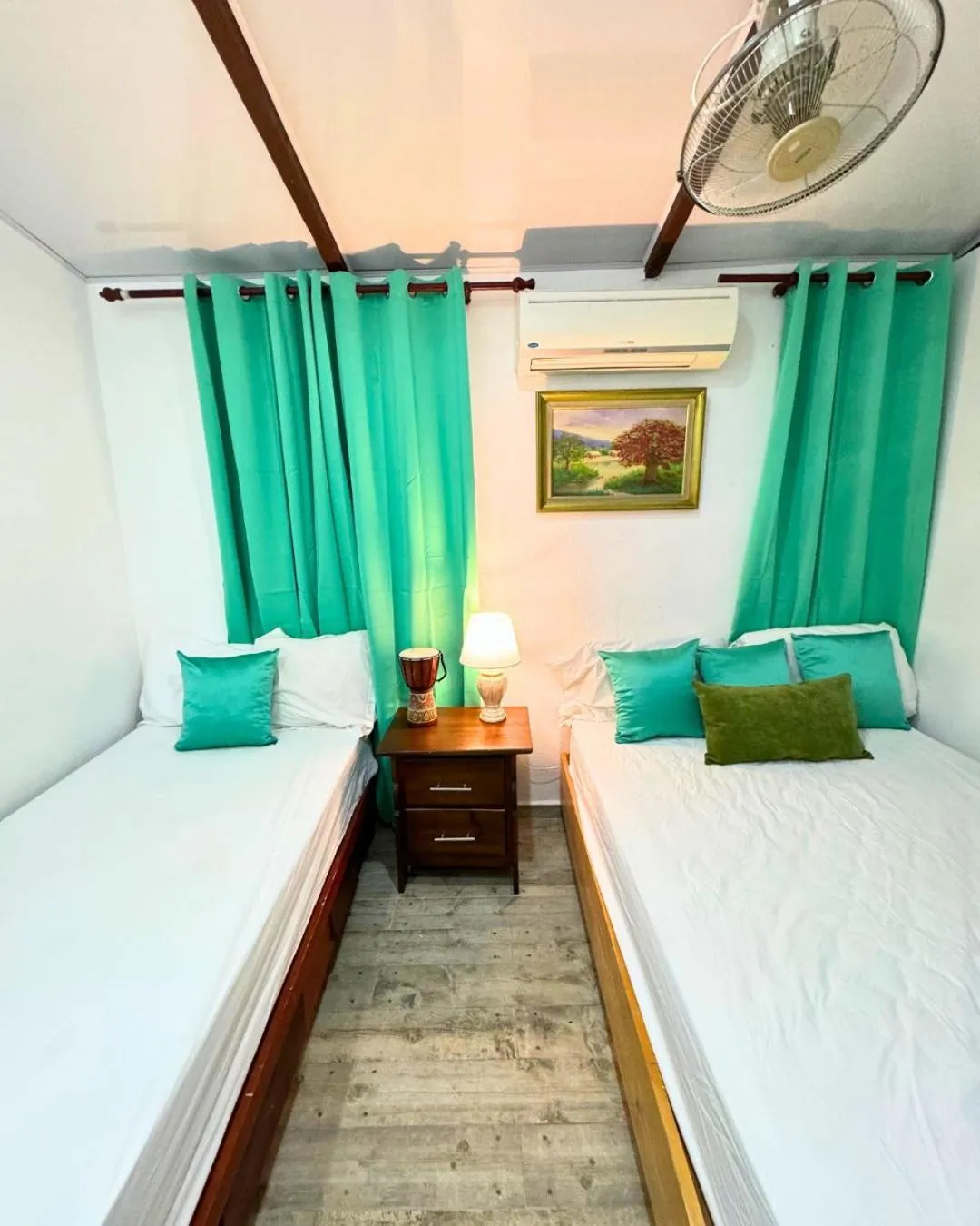 Bed in Hotel Santo Cerro Natural Park