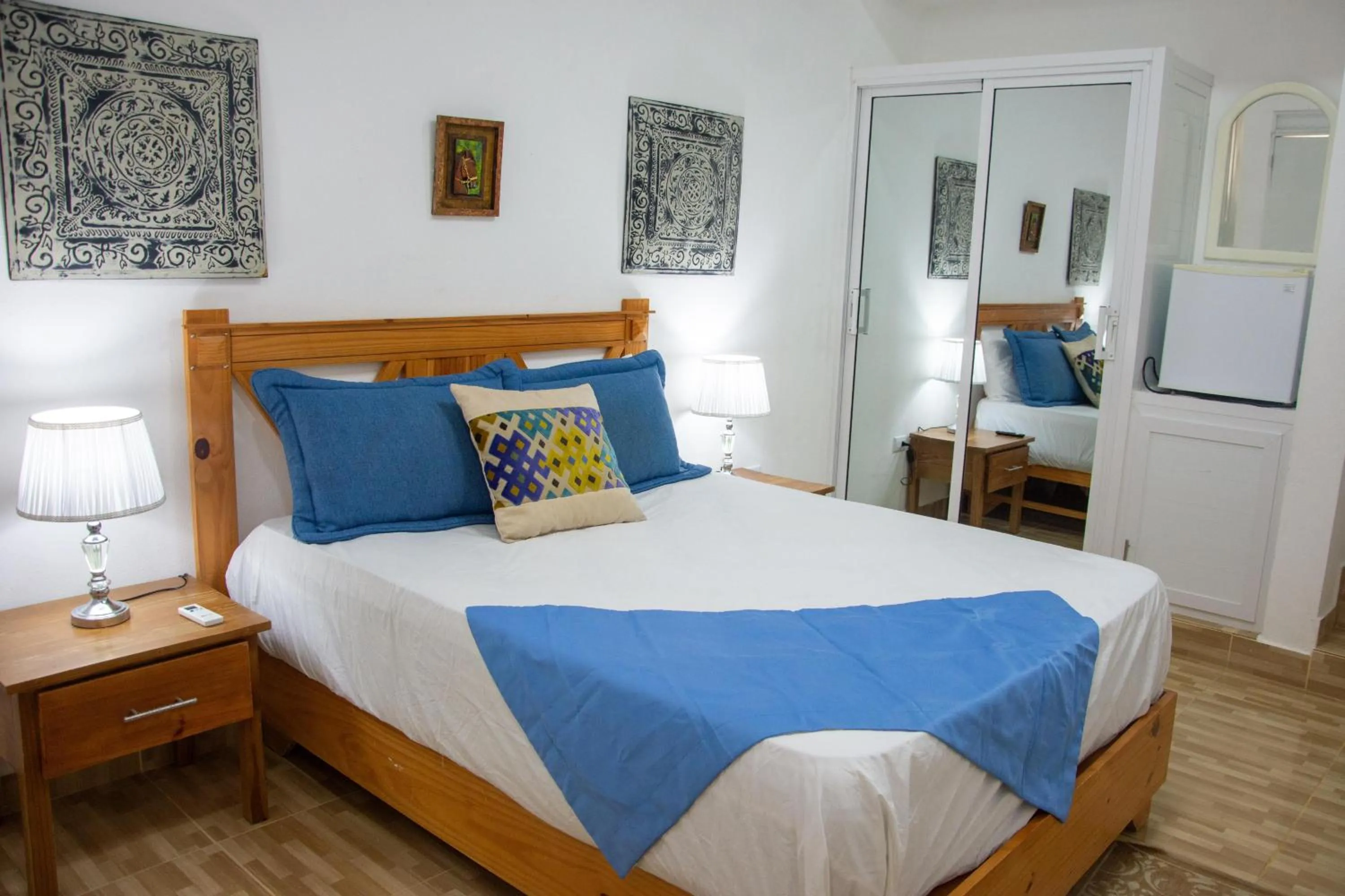 Bed in Hotel Santo Cerro Natural Park