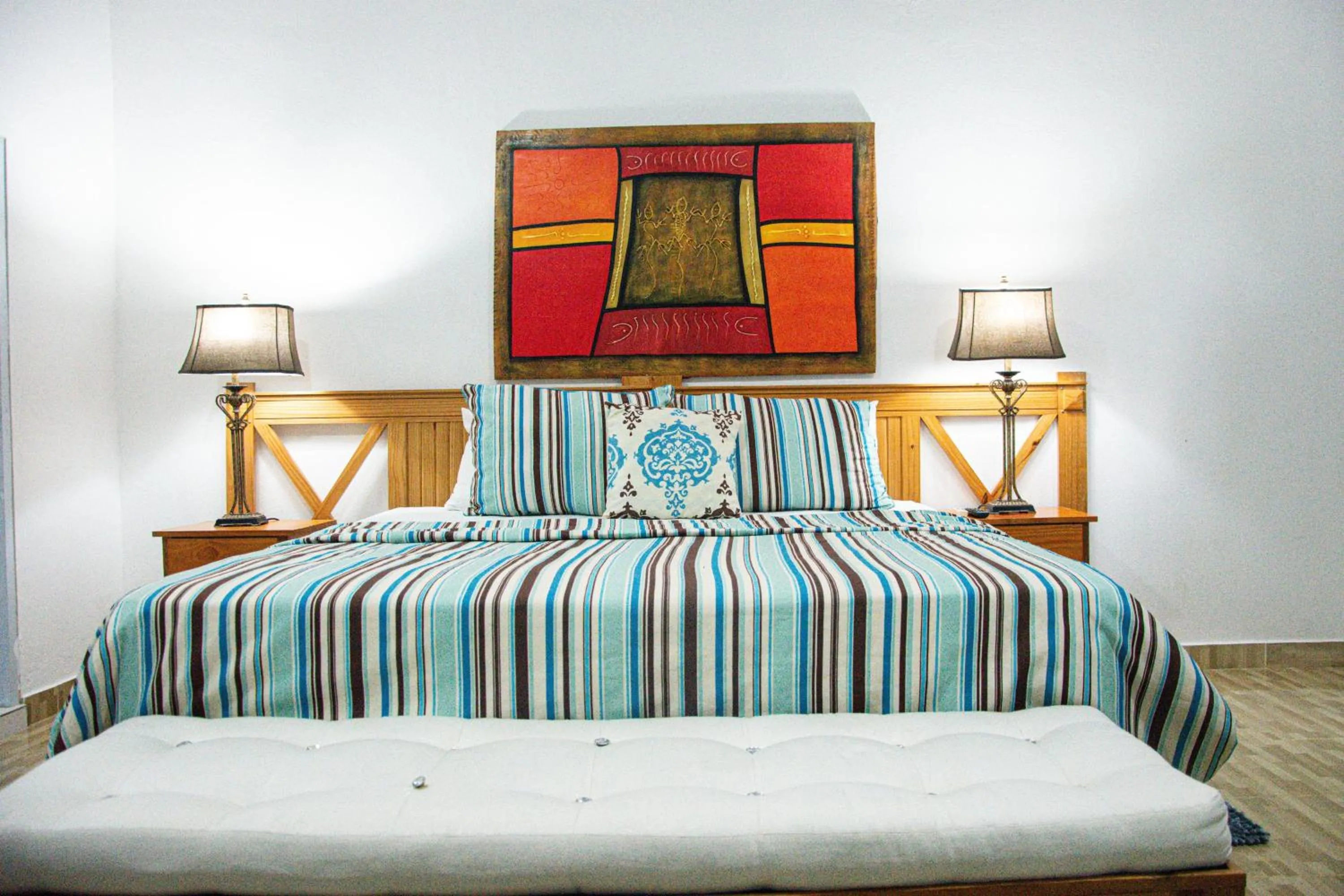 Bed in Hotel Santo Cerro Natural Park