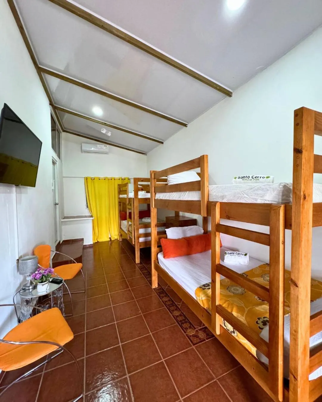 Bed in Hotel Santo Cerro Natural Park