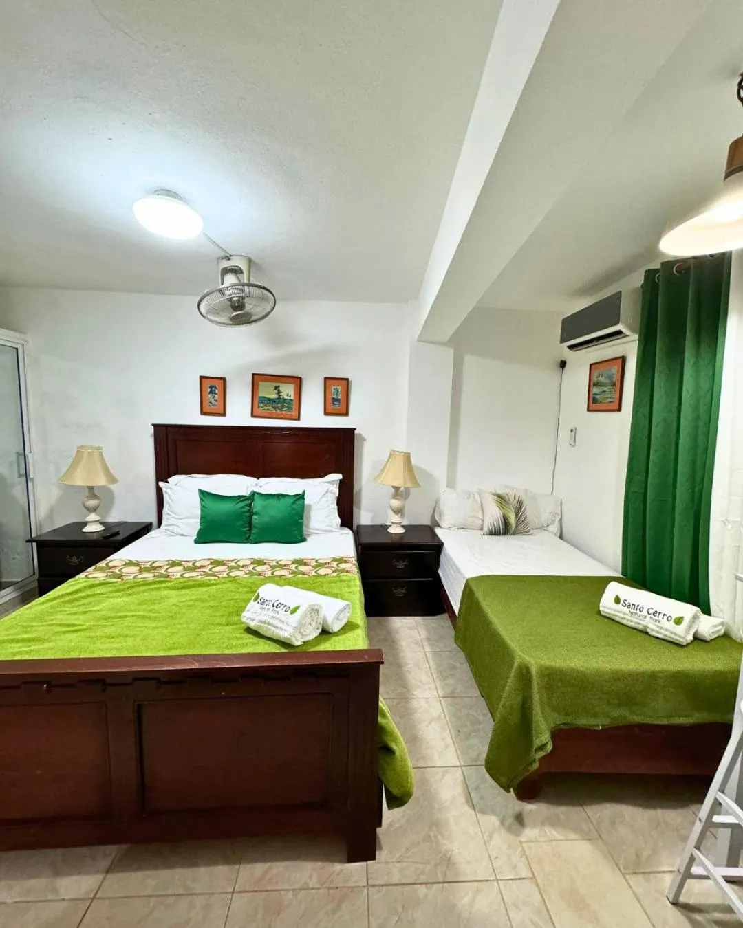 Bed in Hotel Santo Cerro Natural Park