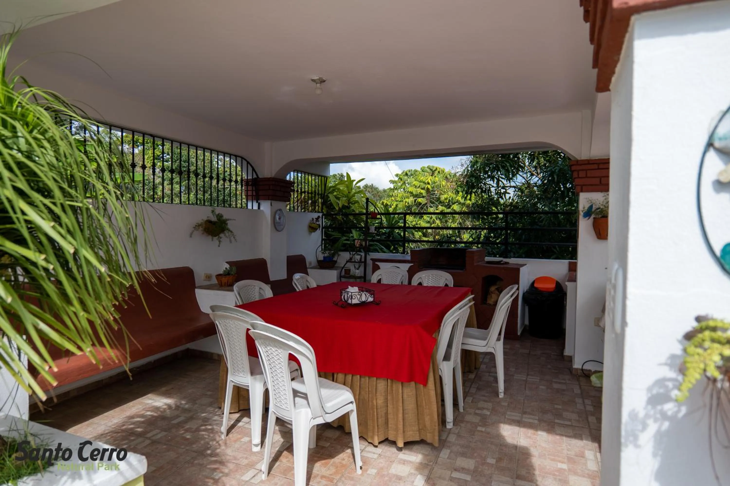 Patio in Hotel Santo Cerro Natural Park
