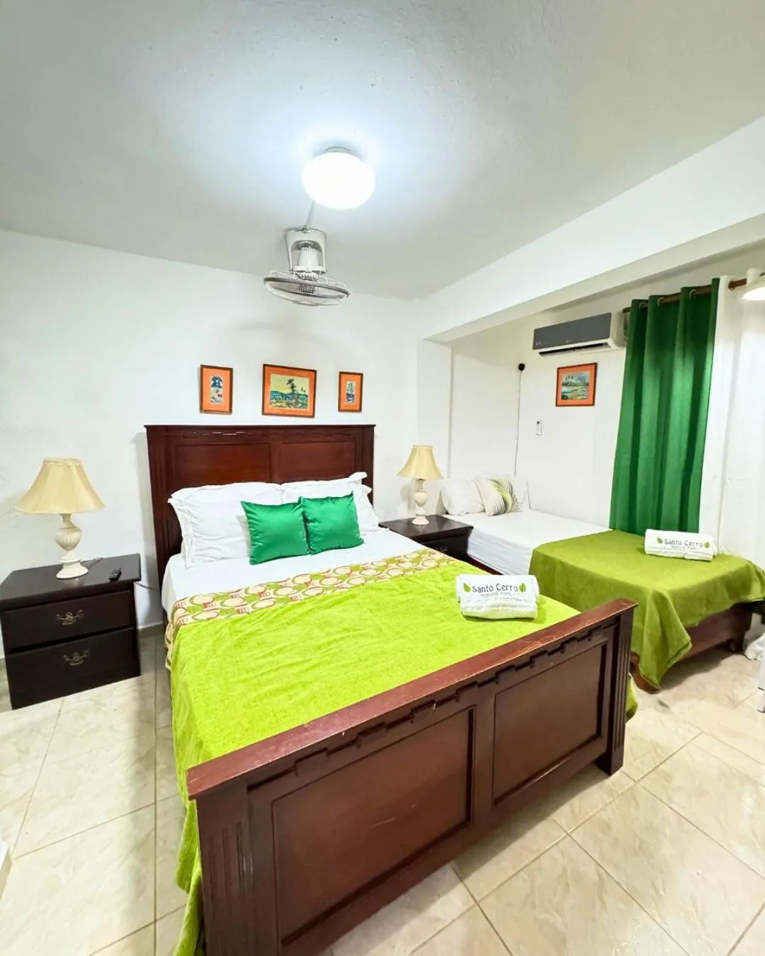 Bed in Hotel Santo Cerro Natural Park